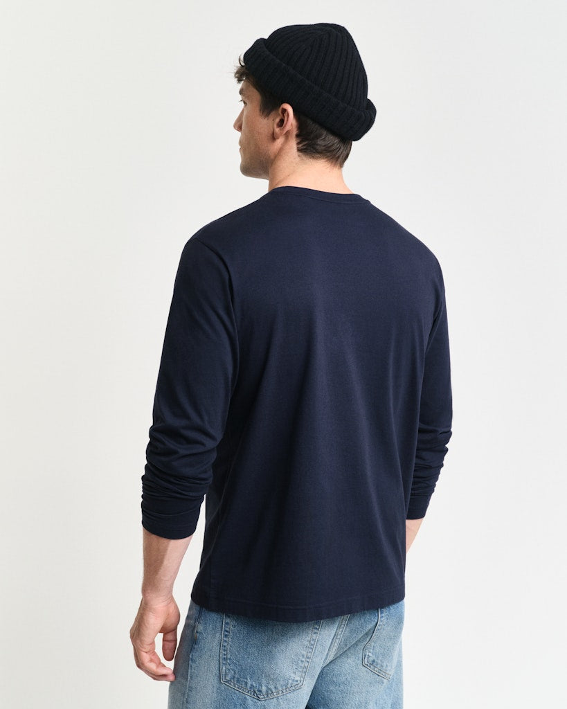 gant-t-paita-reg-t-ls-t-shirt-tummansininen-2