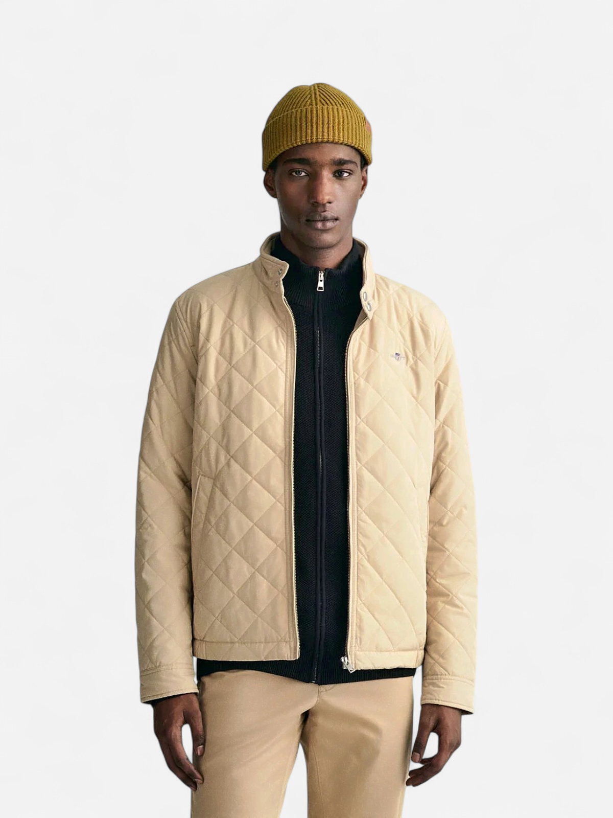 Gant tikkitakki, QUILTED WINDCHEATER Beige - Kekäle.fi