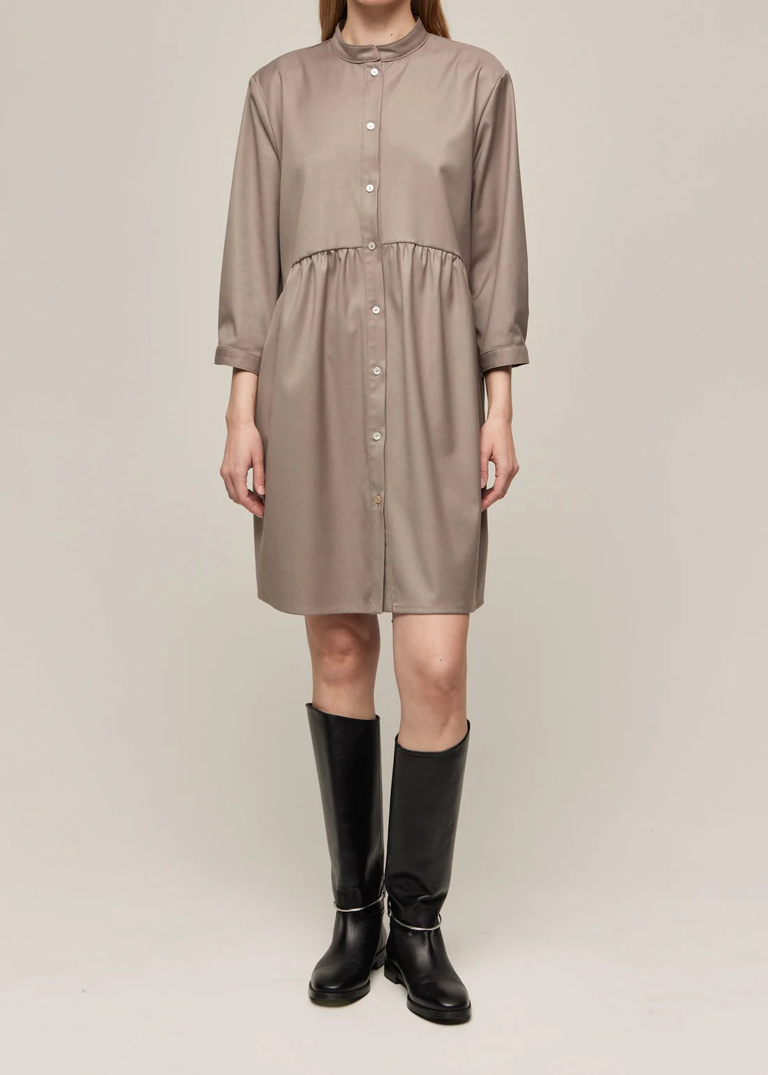 gauhar-naisten-mekko-shirt-dress-oyster-ruskeanharmaa-3