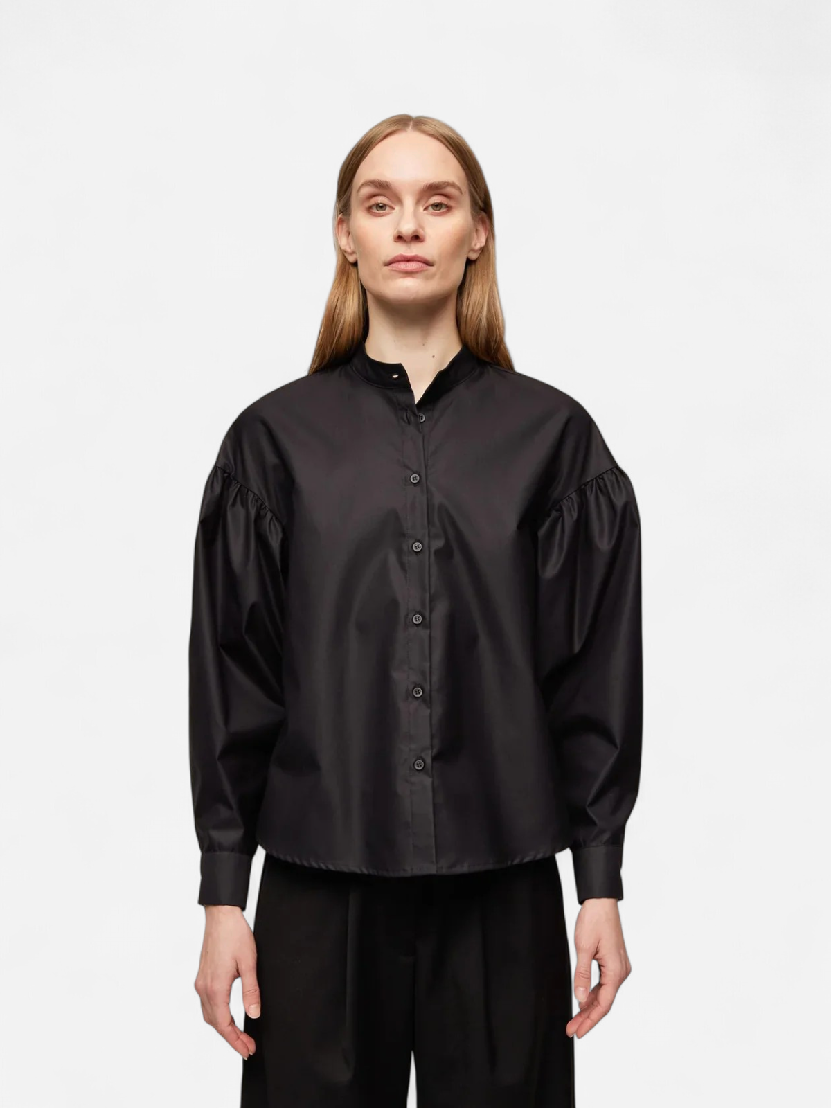 Gauhar naisten paitapusero, TONYA SHIRT BLACK Musta - Kekäle.fi