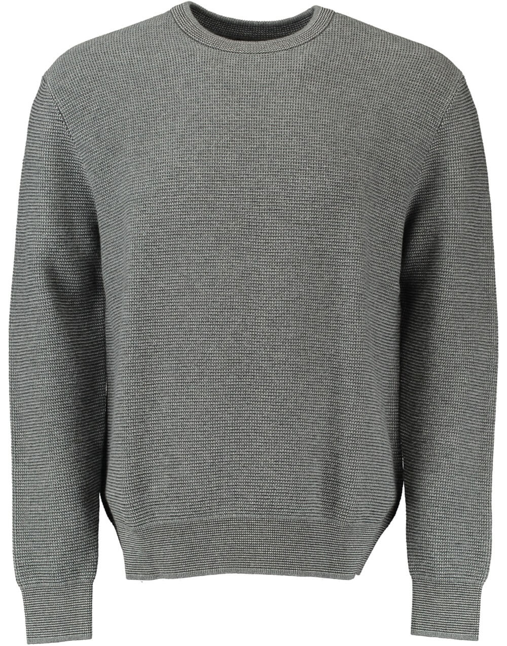 gino-marcello-miesten-neule-o-neck-modern-fit-tummanharmaa-1