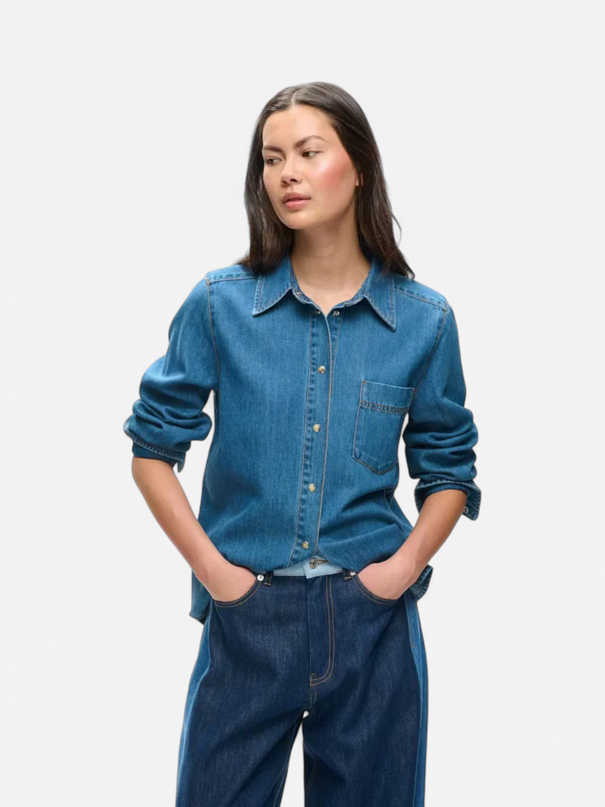 GLENNIW SHIRT Faded Blue - Kekäle.fi
