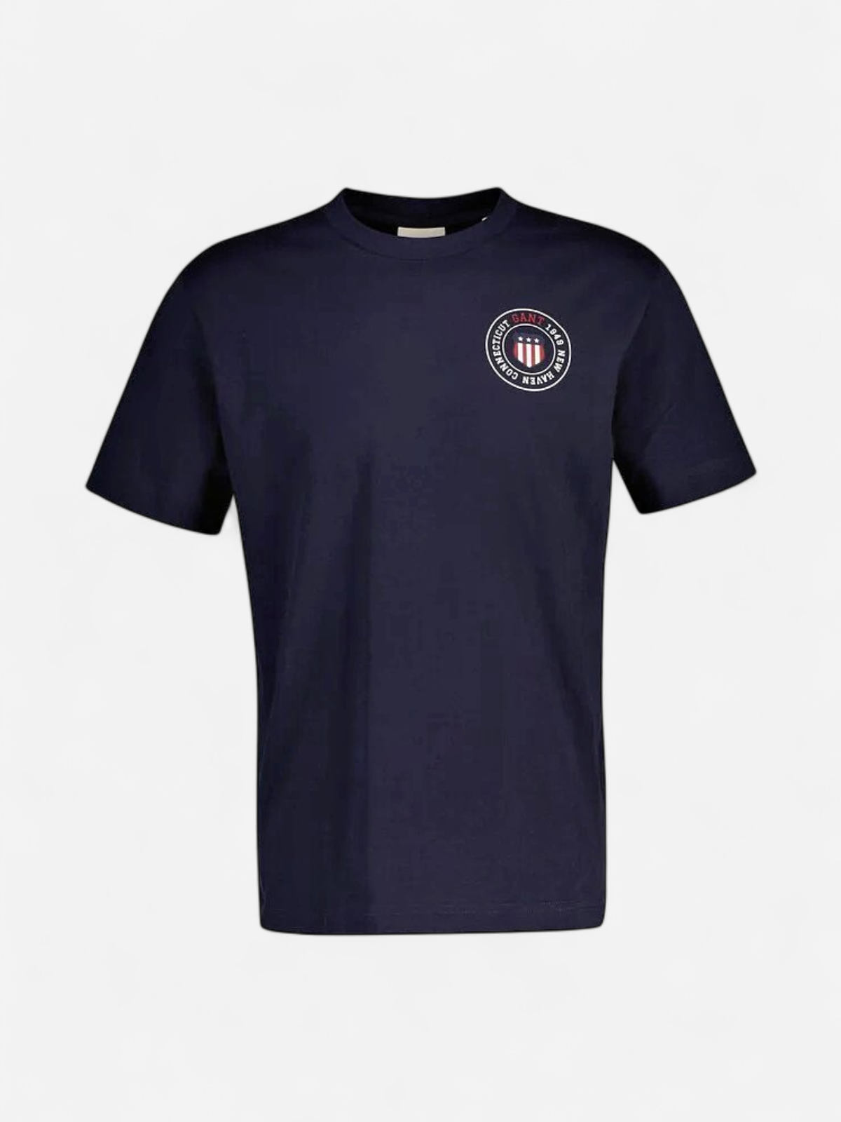 Gant miesten t-paita Graphic SS t-shirt, printed tummansininen - Kekäle.fi