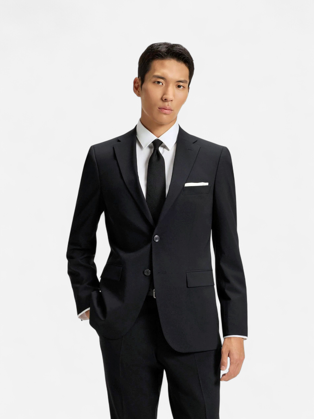 Hugo Boss puvuntakki H Harvey Blazer MM C NF, musta - Kekäle.fi