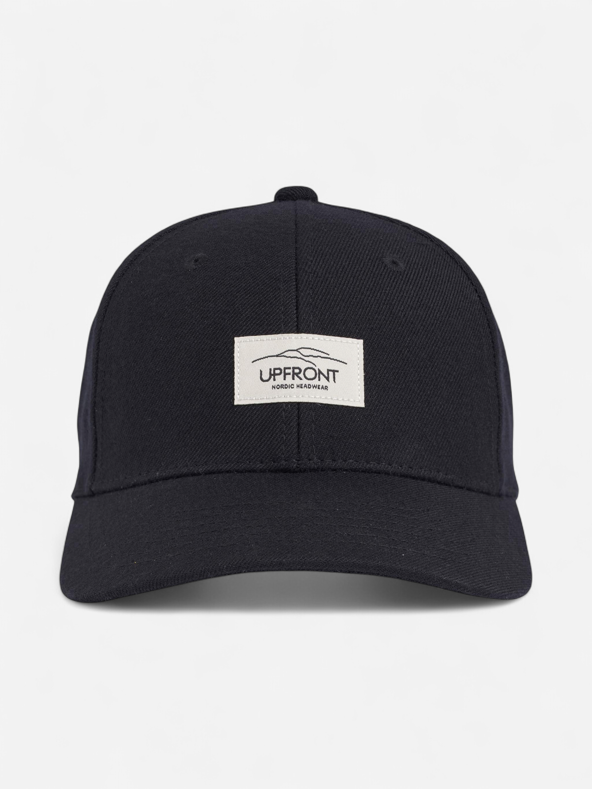 Upfront Miesten Lippis HAAKON HARD LOW BASEBALL CAP, Musta - Kekäle.fi