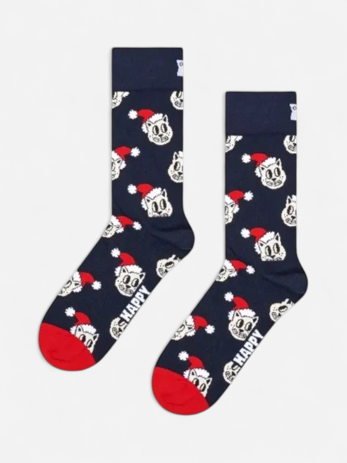 Happy Socks miesten sukat, HOLIDAY CAT SOCK Sininen Kuosi - Kekäle.fi