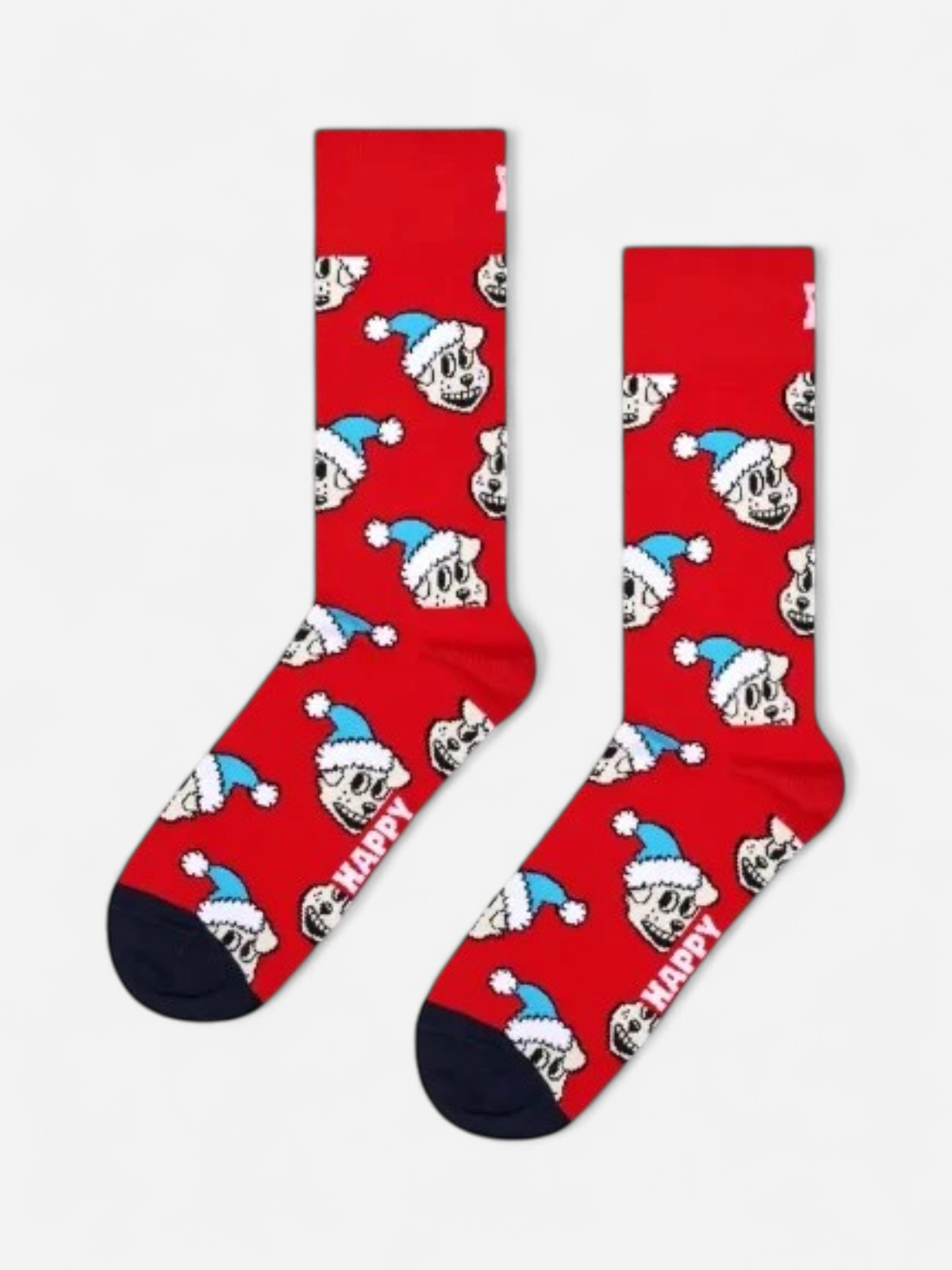 Happy Socks miesten sukat, HOLIDAY DOGGO SOCK Punainen Kuosi - Kekäle.fi