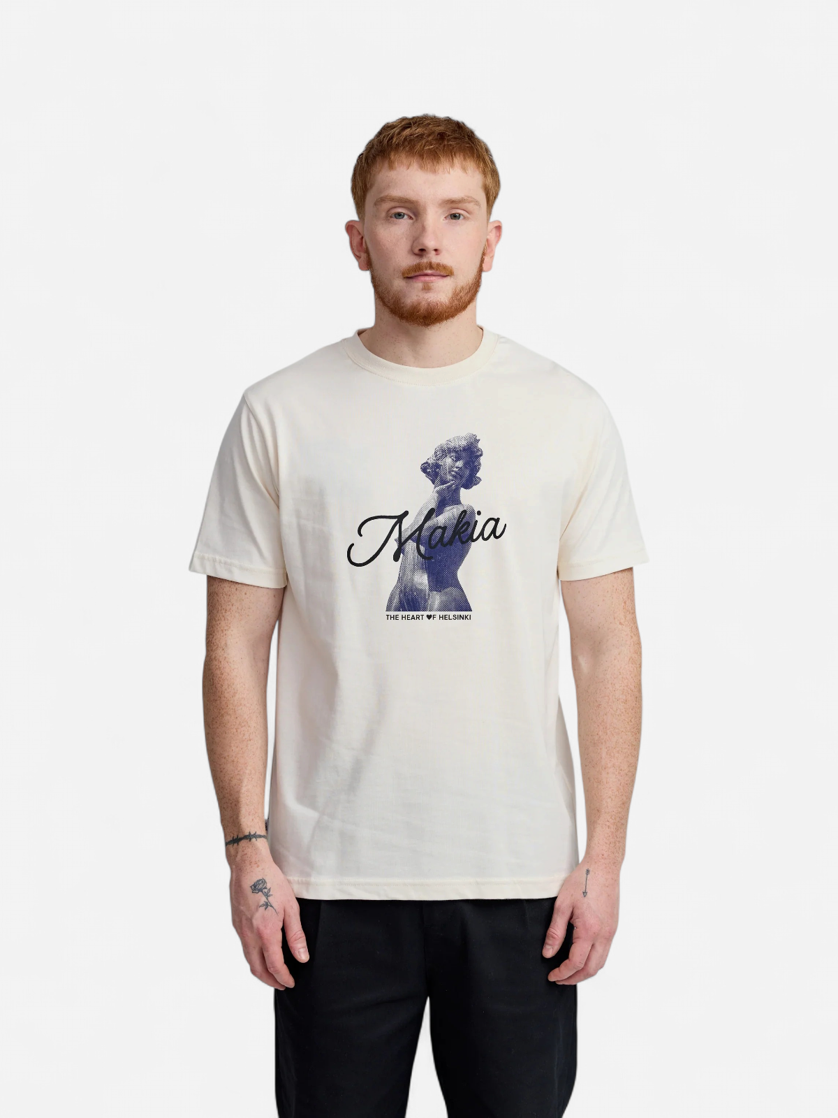 Makia miesten t-paita Havis T-shirt, luonnonvalkoinen - Kekäle.fi