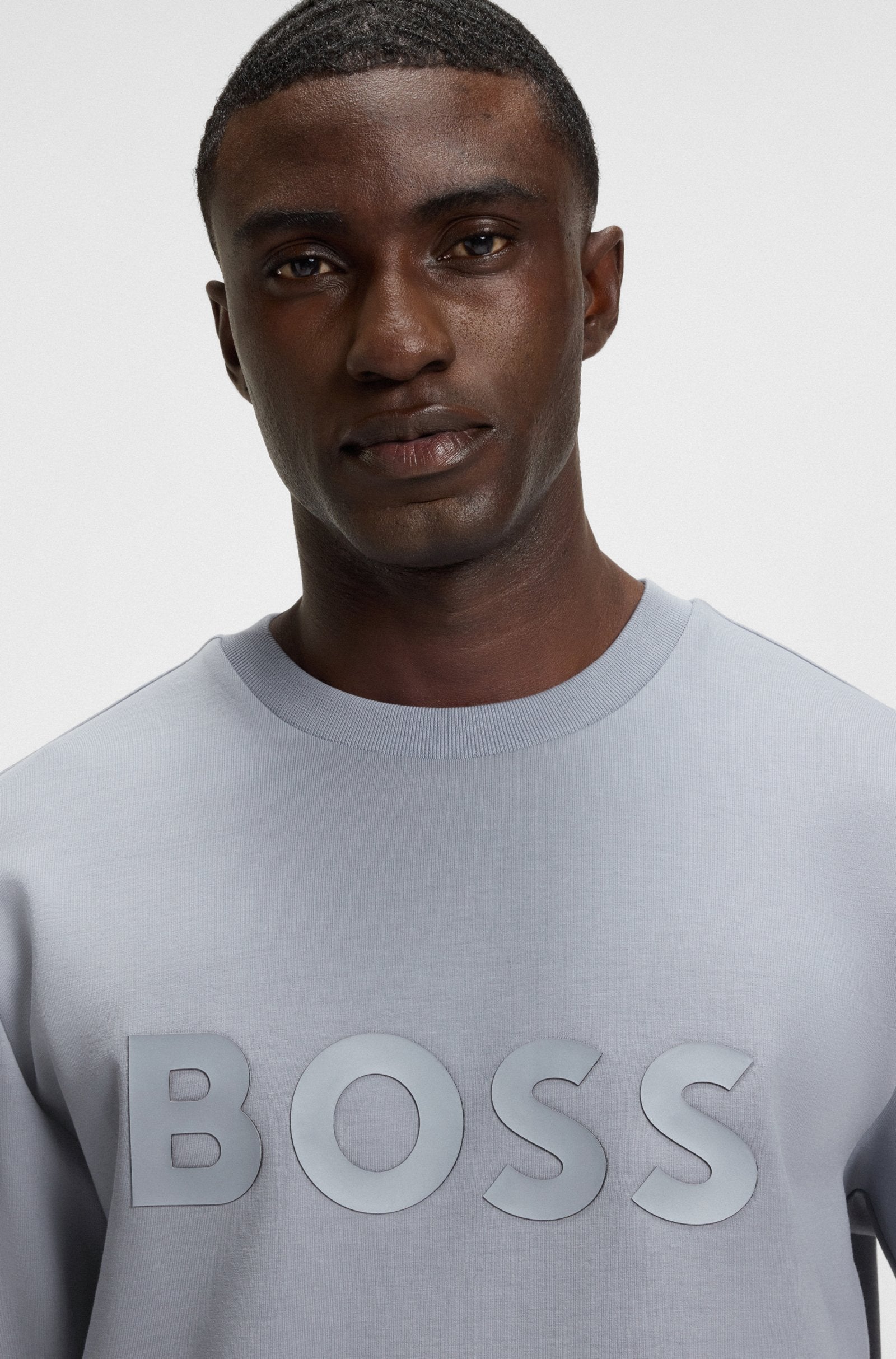 Hugo Boss miesten collegepaita K BOSS LOGO SALBO SWEATSHIRT, tummanharmaa