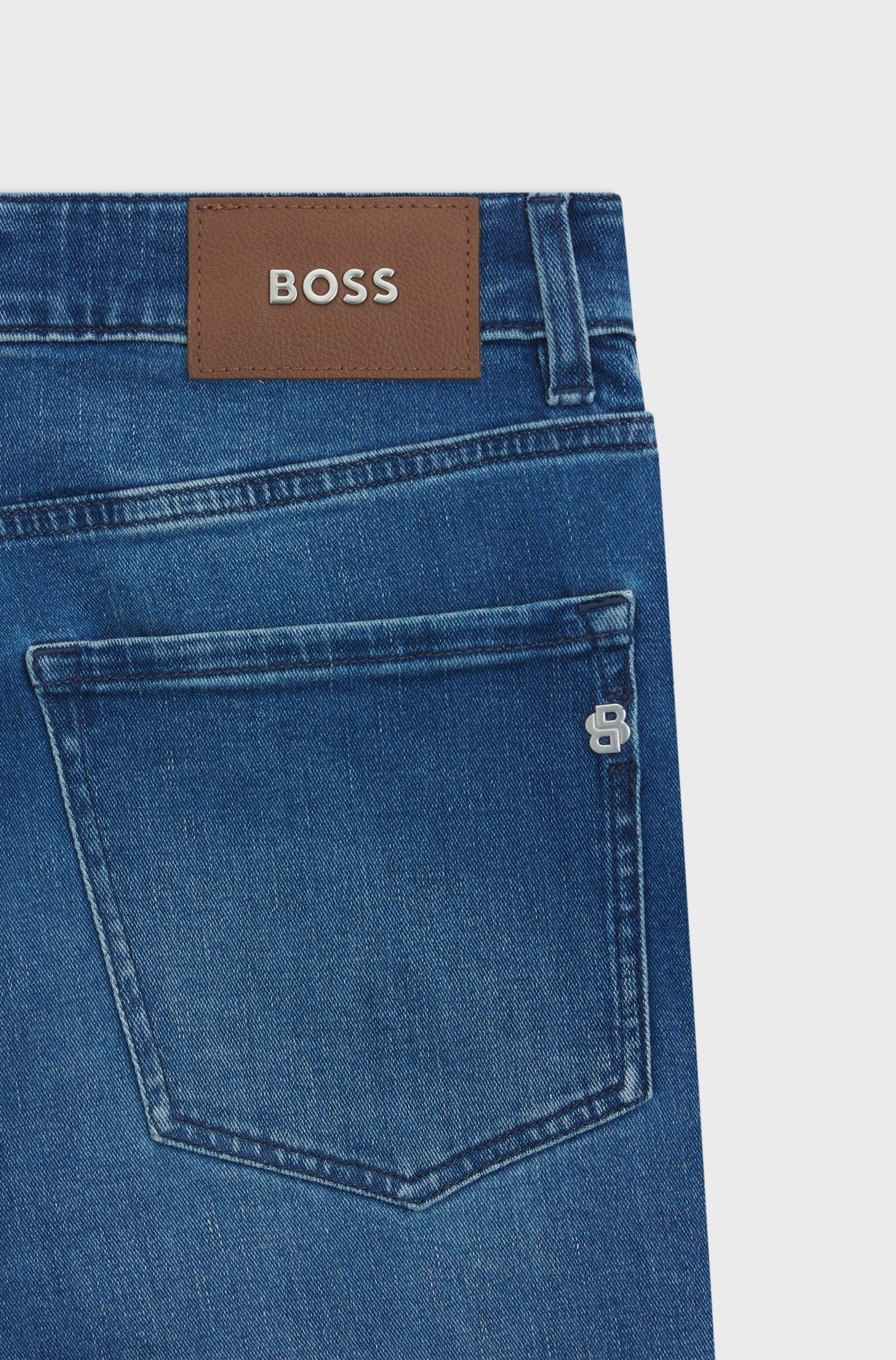 Hugo Boss miesten farkut H-RE Maine Medium Blue, sininen