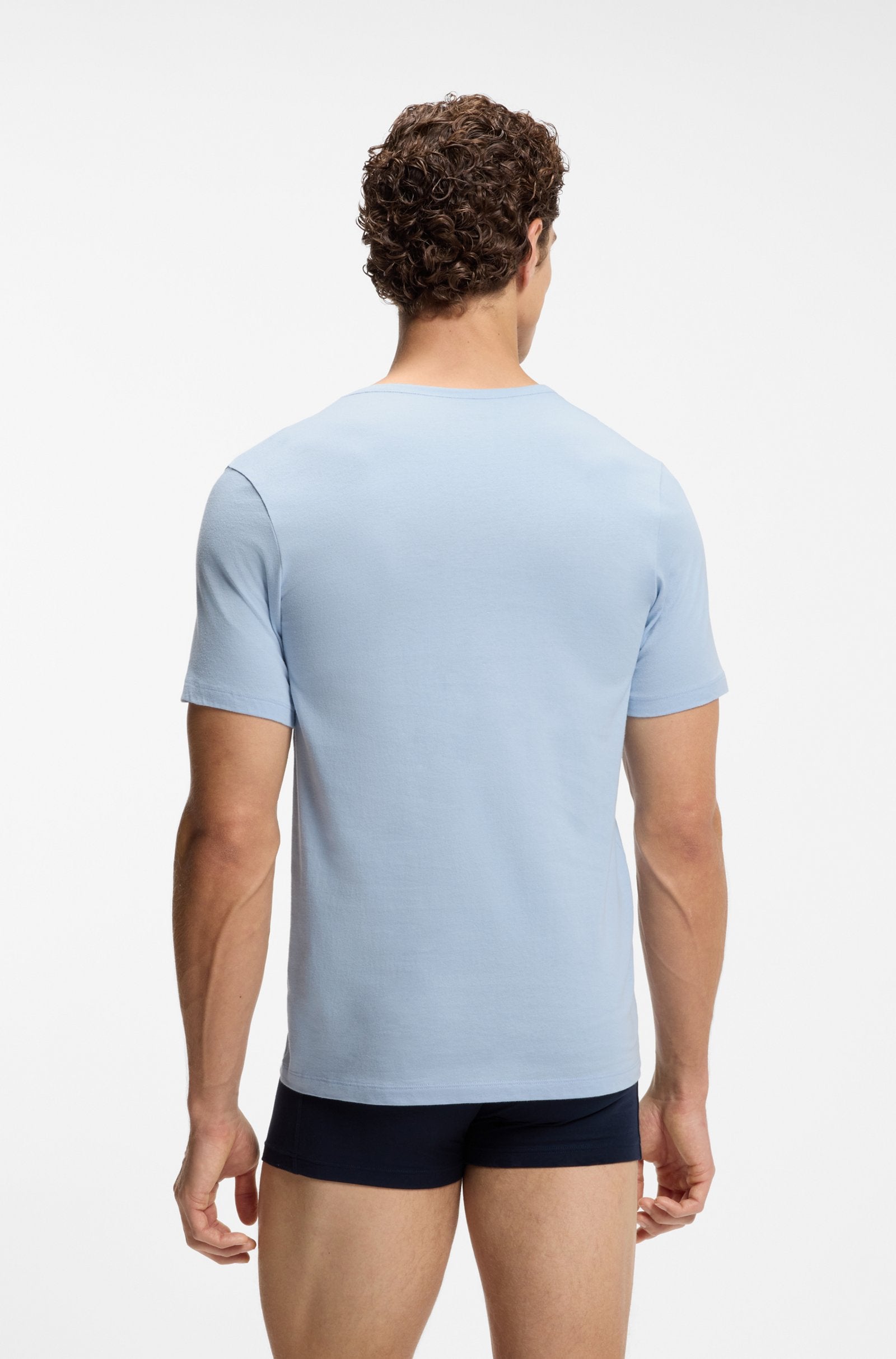 Hugo Boss miesten t-paita Tshirt RN Classic, vaaleansininen