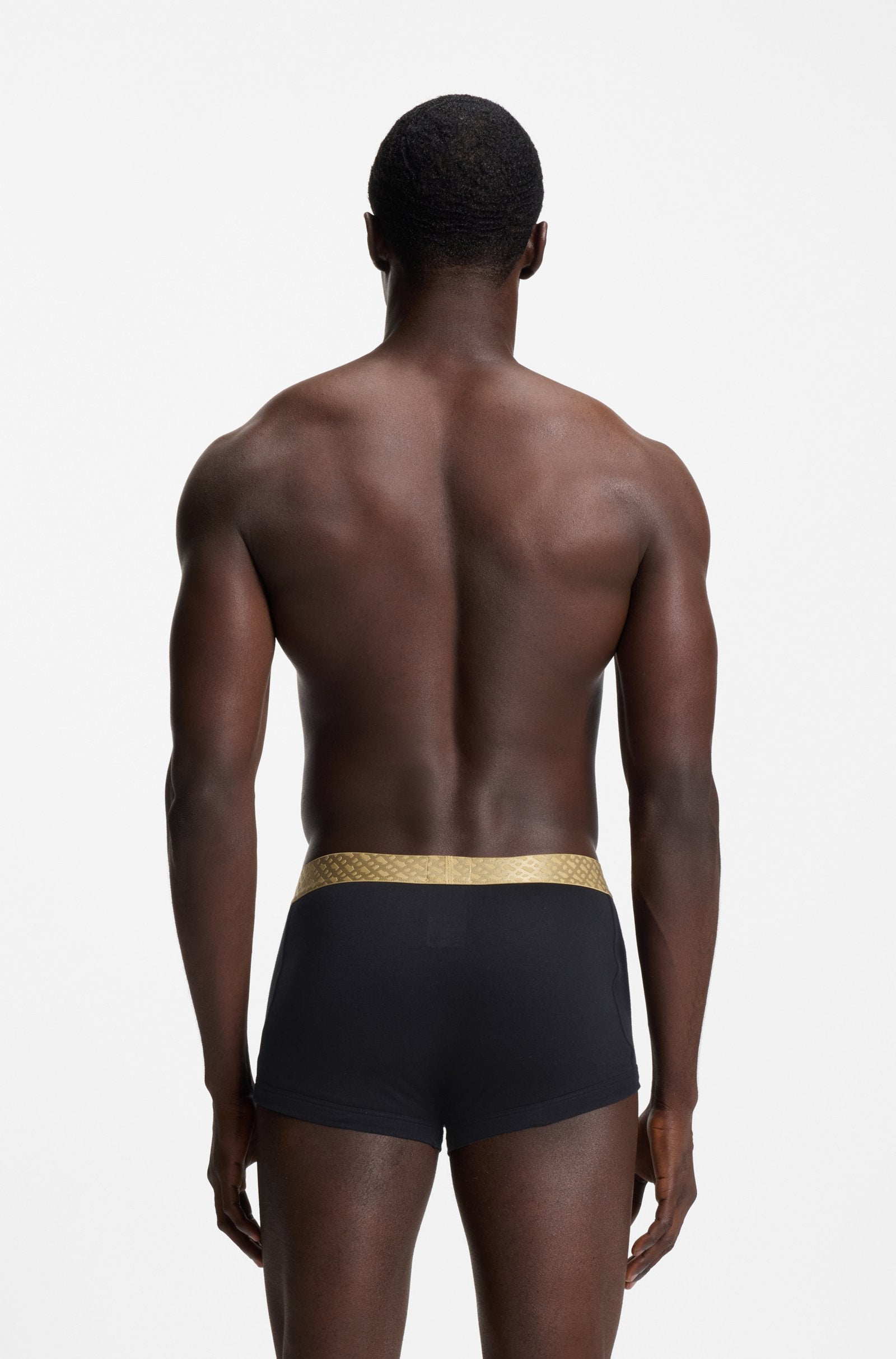 Hugo Boss miesten bokserit, TRUNK 2P GOLD COTTON Punainen