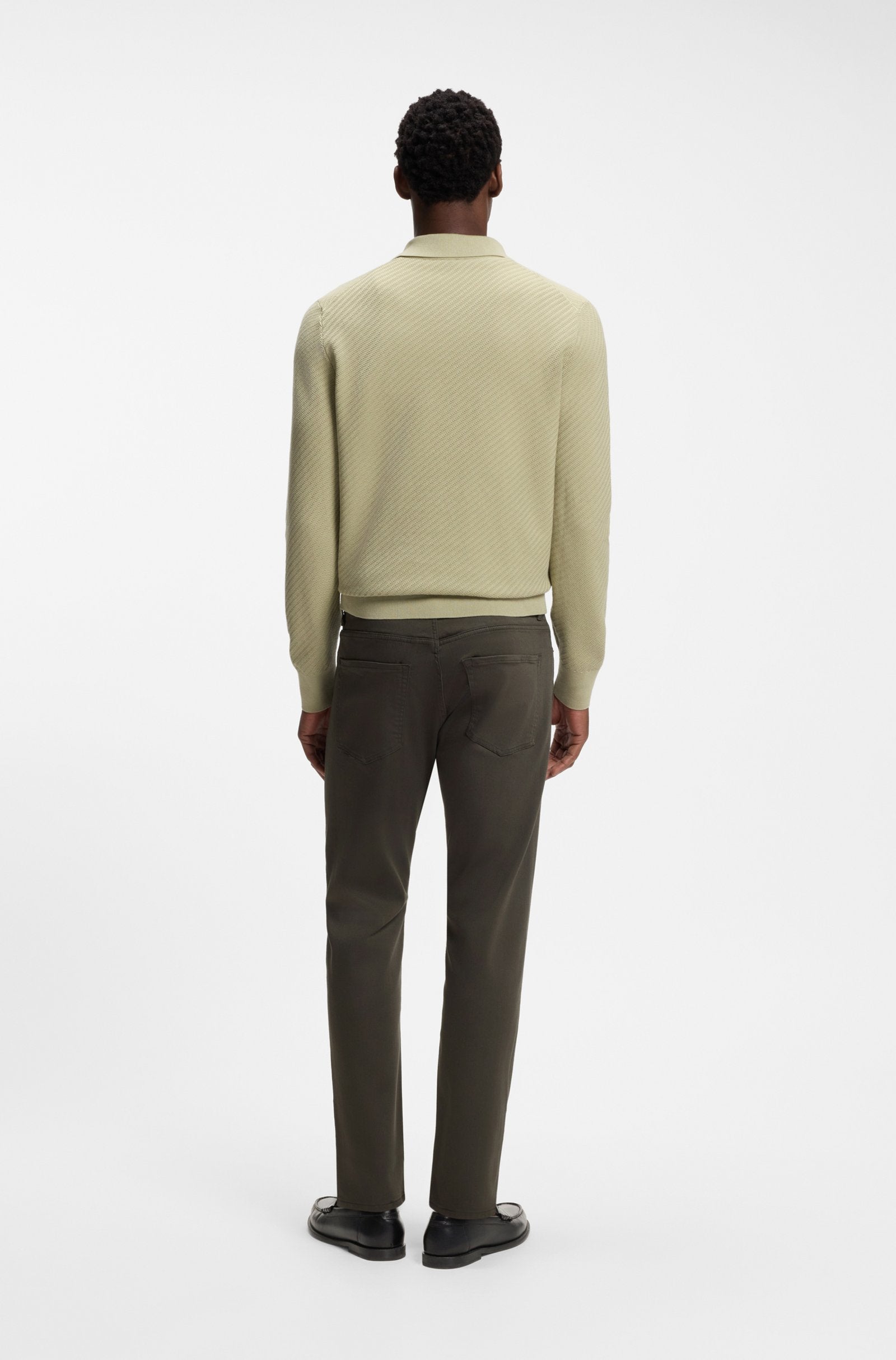Hugo Boss miesten housut Delaware Five Pocket, Khaki