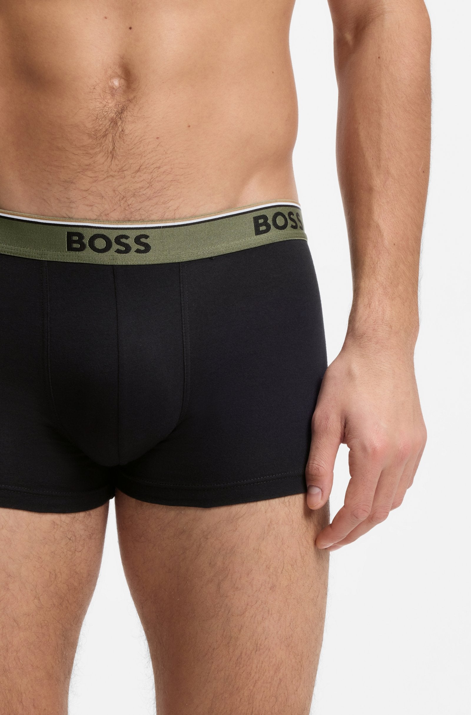 Hugo Boss miesten alushousut K Trunk 3P Power, Musta