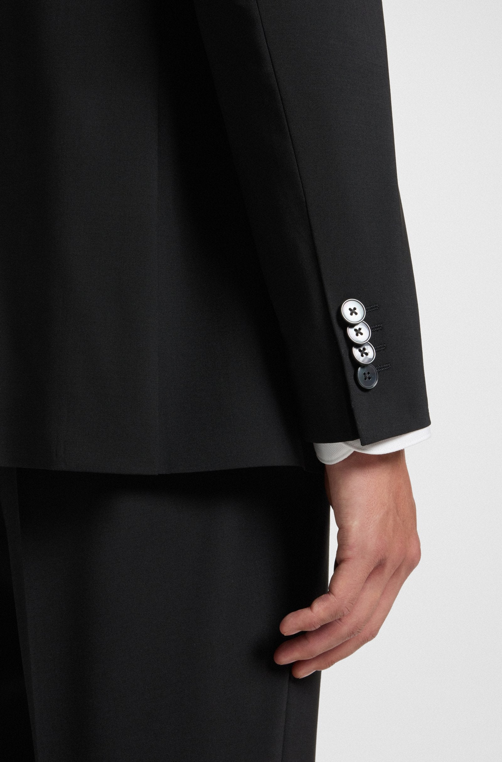 Hugo Boss puvuntakki H Harvey Blazer MM C NF, musta