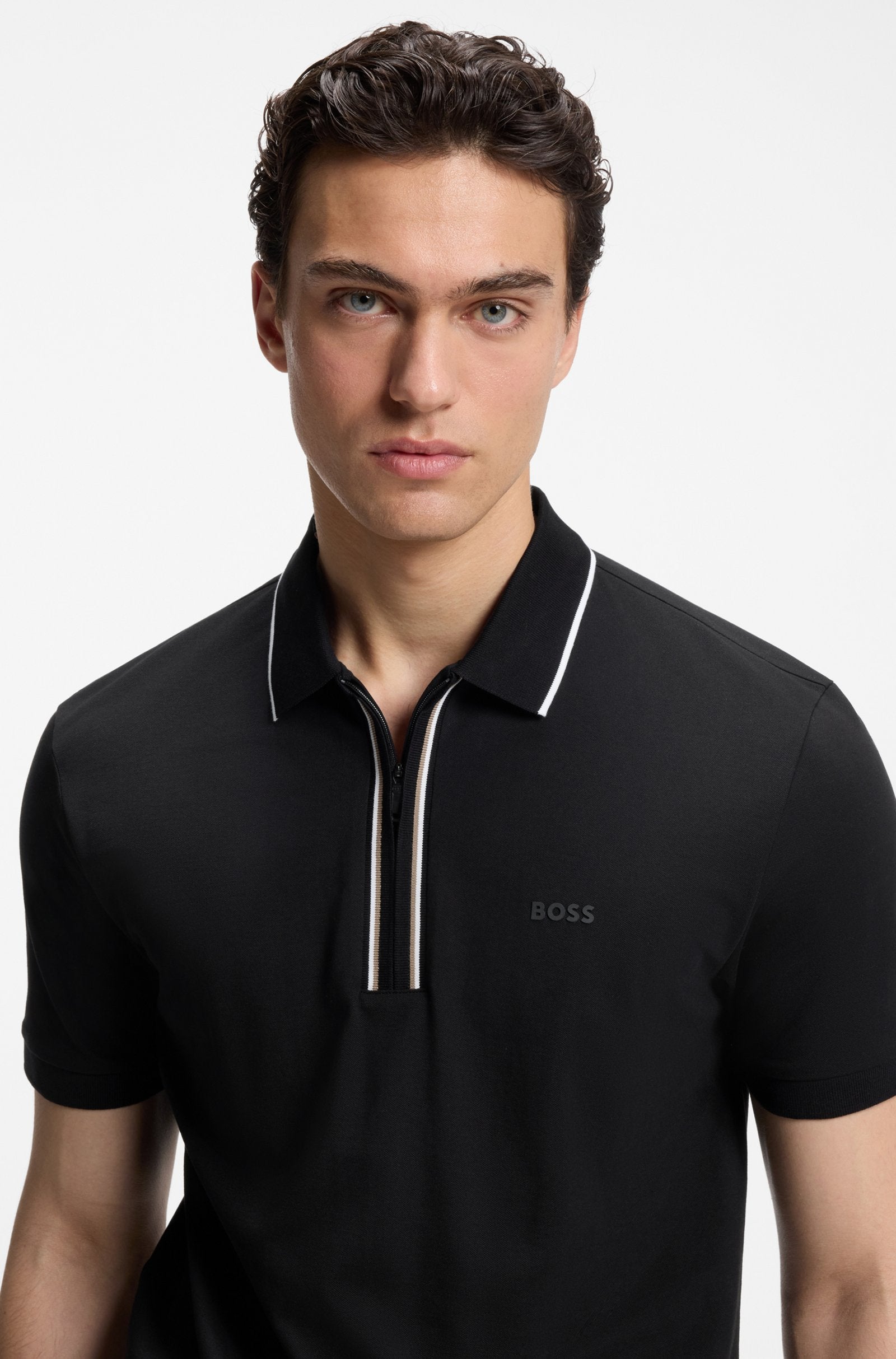 Hugo Boss miesten pikeepaita Philix GOC, musta