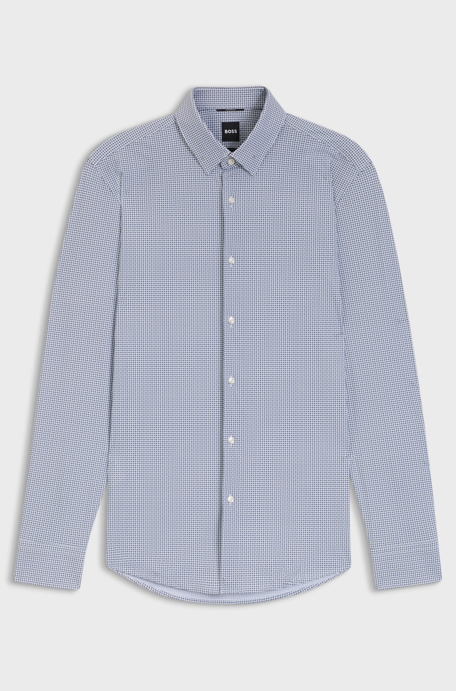 Hugo Boss miesten kauluspaita P-HANK-S-K-261 Performance Stretch, sininen