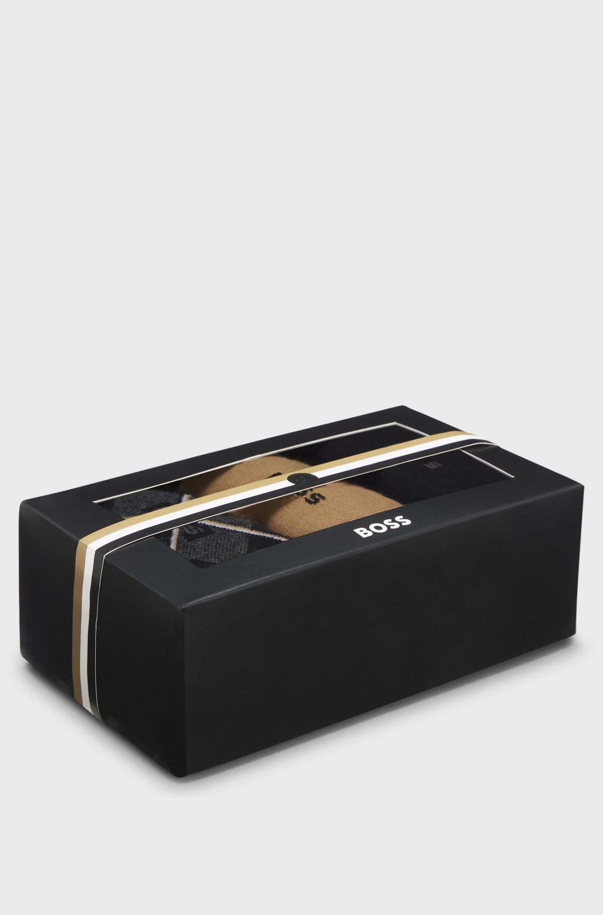 Hugo Boss miesten sukat 3P Giftset Argyle, beige