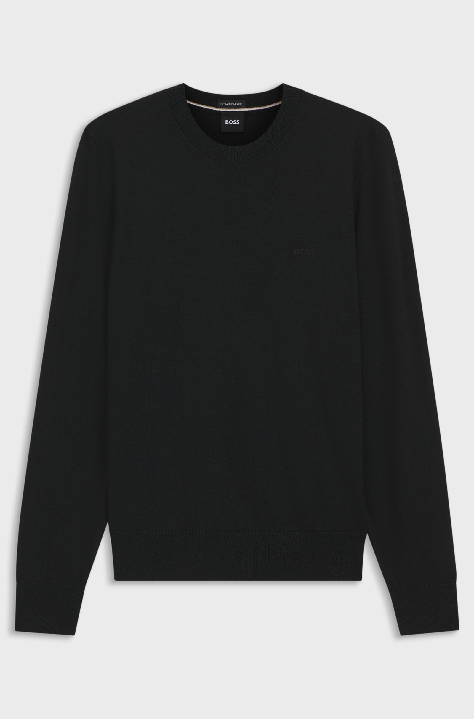 Hugo Boss miesten neulepusero H-Leno-L, musta