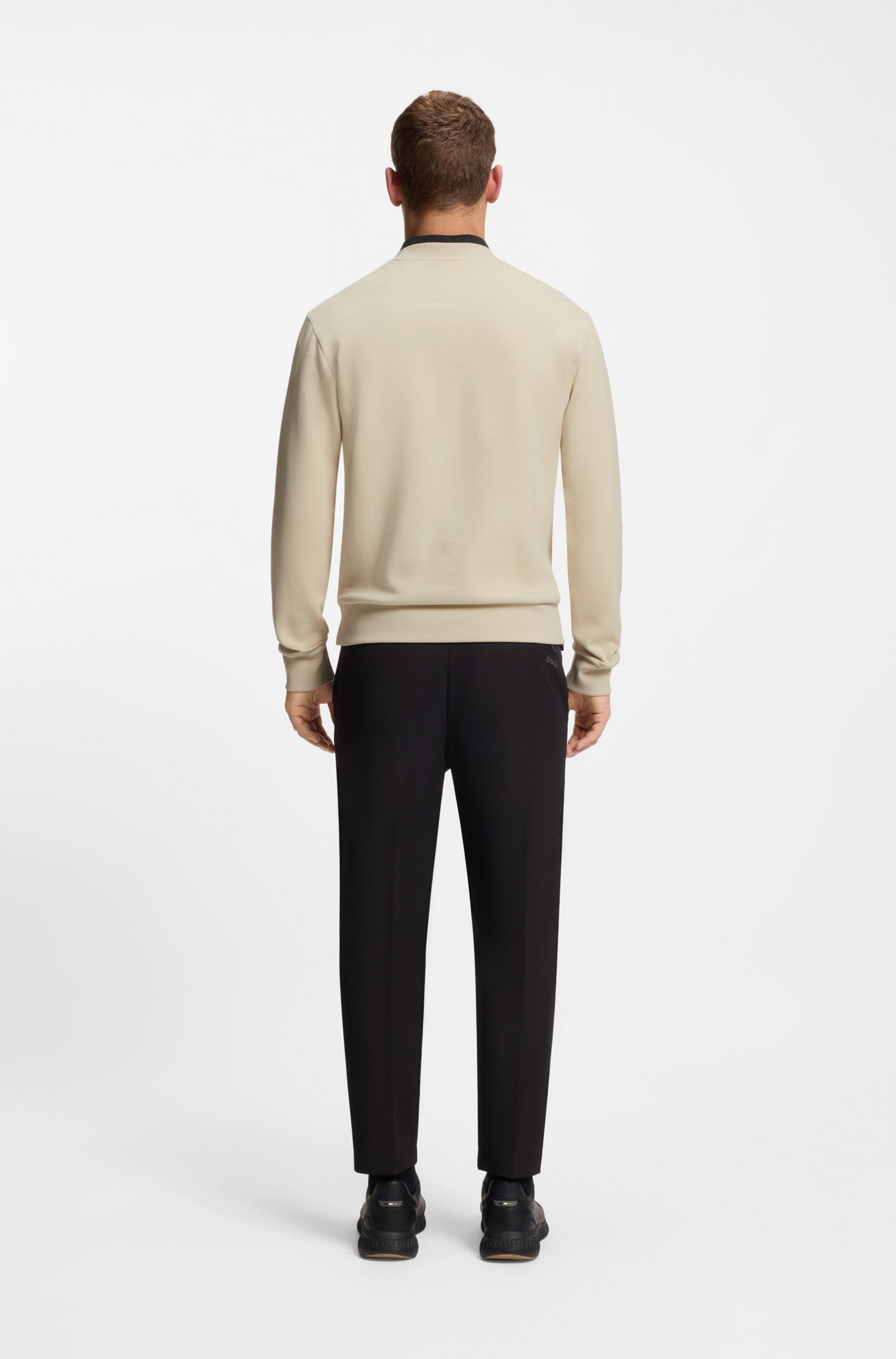 Hugo Boss miesten collegepaita Salbo Sweatshirt, hiekka
