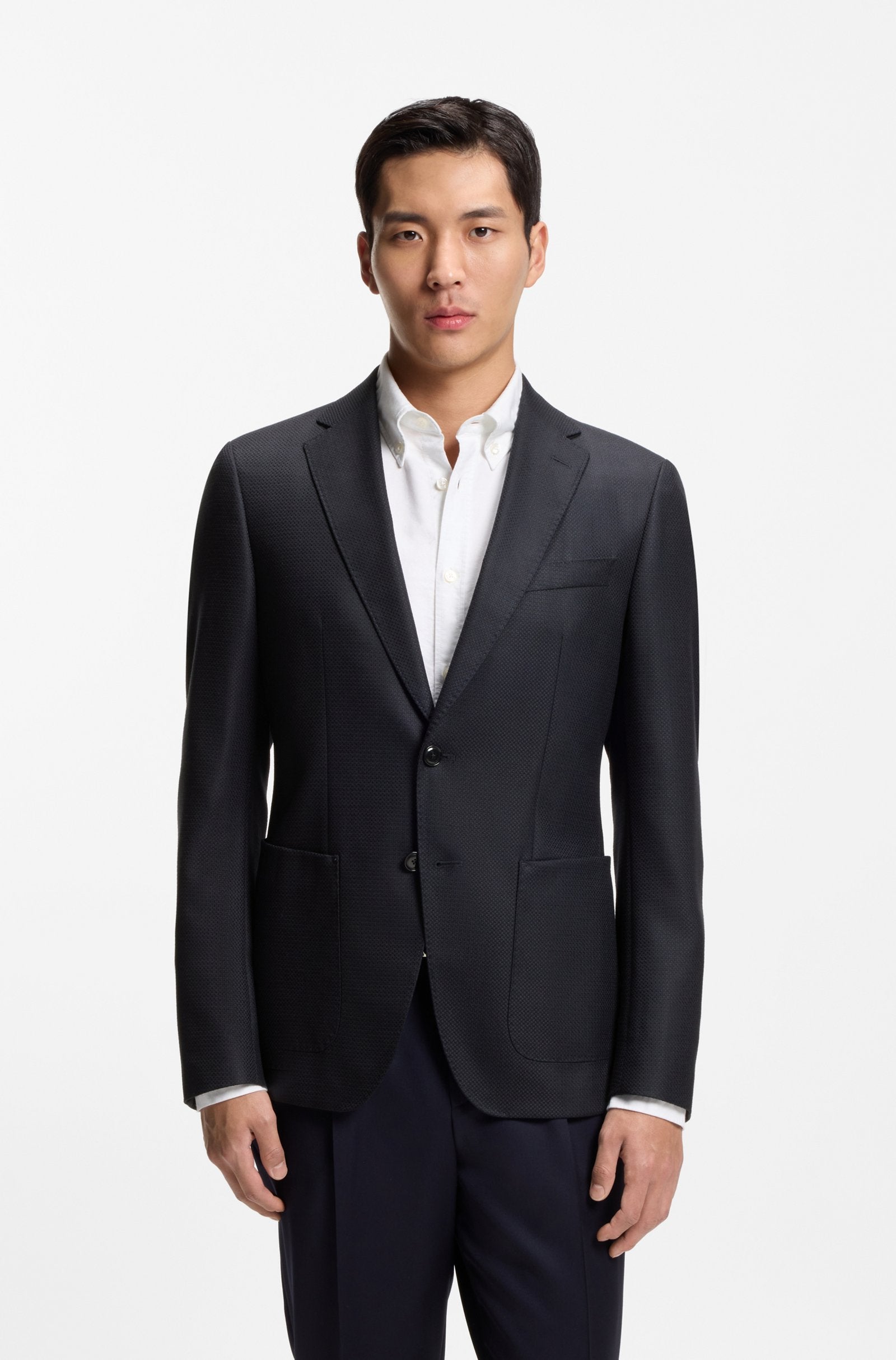 Hugo Boss miesten bleiseri H-Hutson-2PP-253, tummansininen