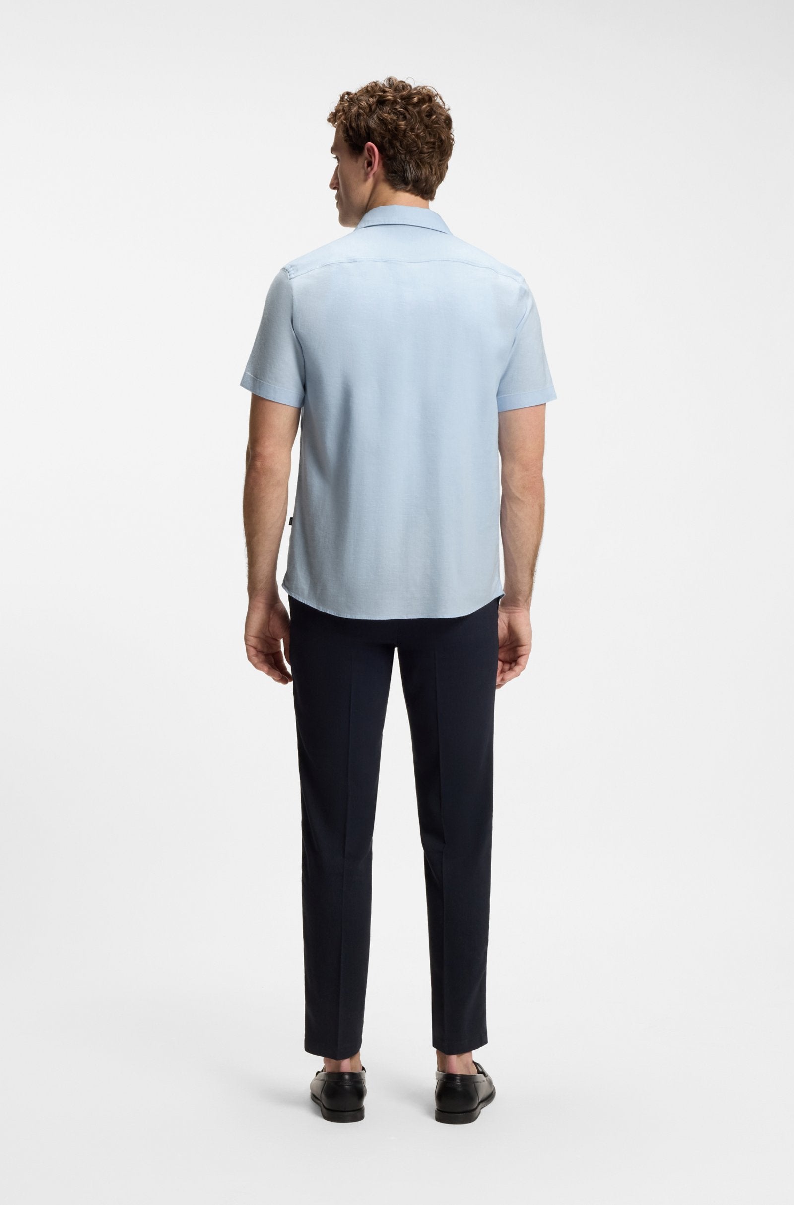 Hugo Boss miesten kauluspaita Roan, vaaleansininen