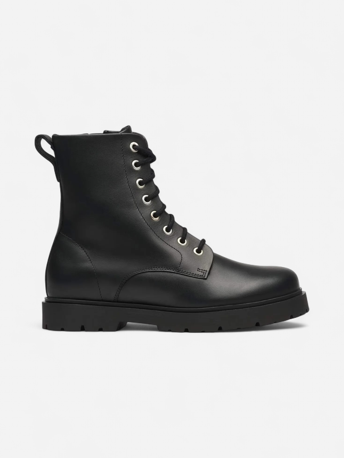 Highwood Lace Mid Natural Leather NARROW MUSTA - Kekäle.fi