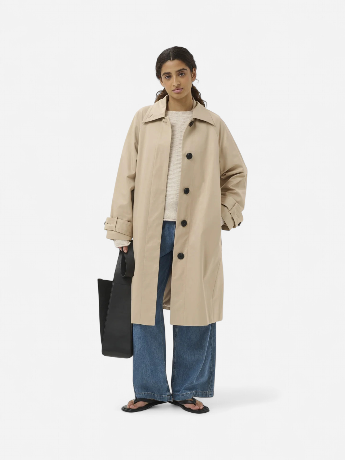 InWear naisten trenssitakki Hinonaiw Coat, Sandstone - Kekäle.fi