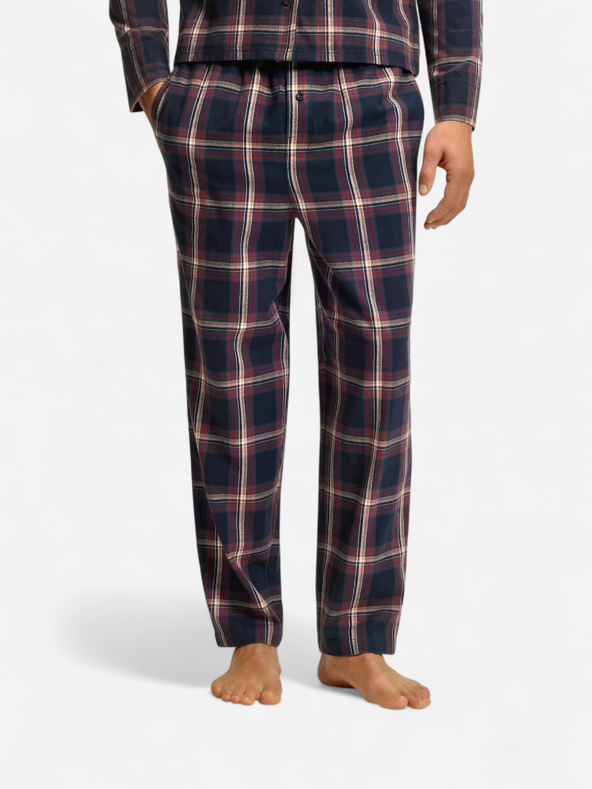 Hugo Boss miesten pyjamahousut, HOLIDAY PANTS SININEN RUUTU - Kekäle.fi