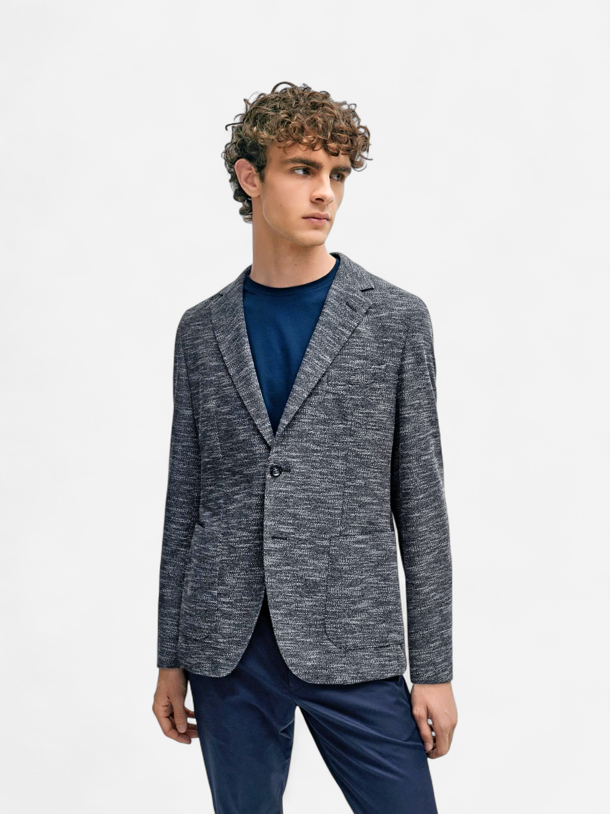 Hugo Boss Miesten Bleiseri, C-JAYE JERSEY Tummansininen - Kekäle.fi