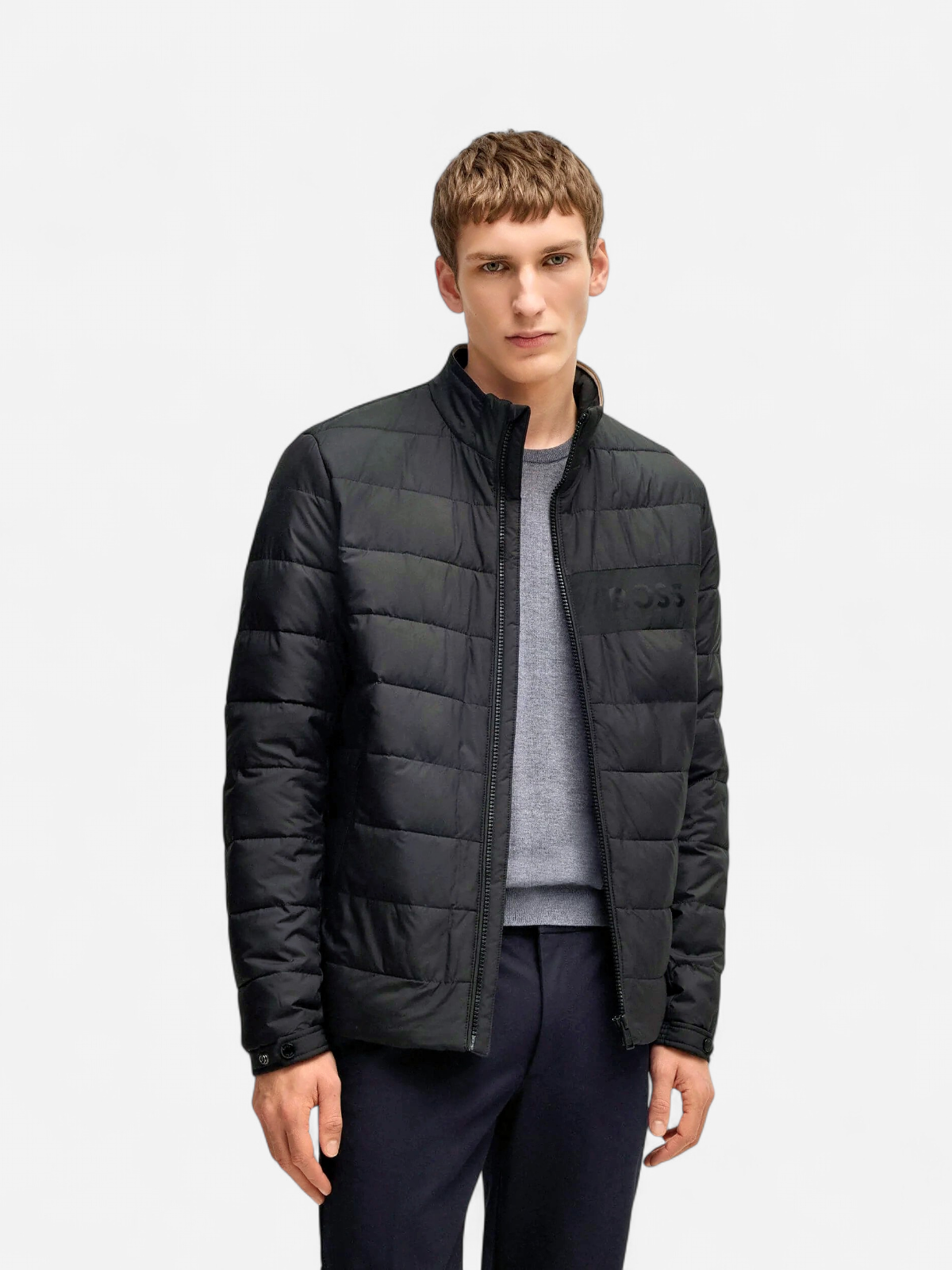 Hugo Boss miesten kevytvanutakki, H-CENITOS Musta - Kekäle.fi