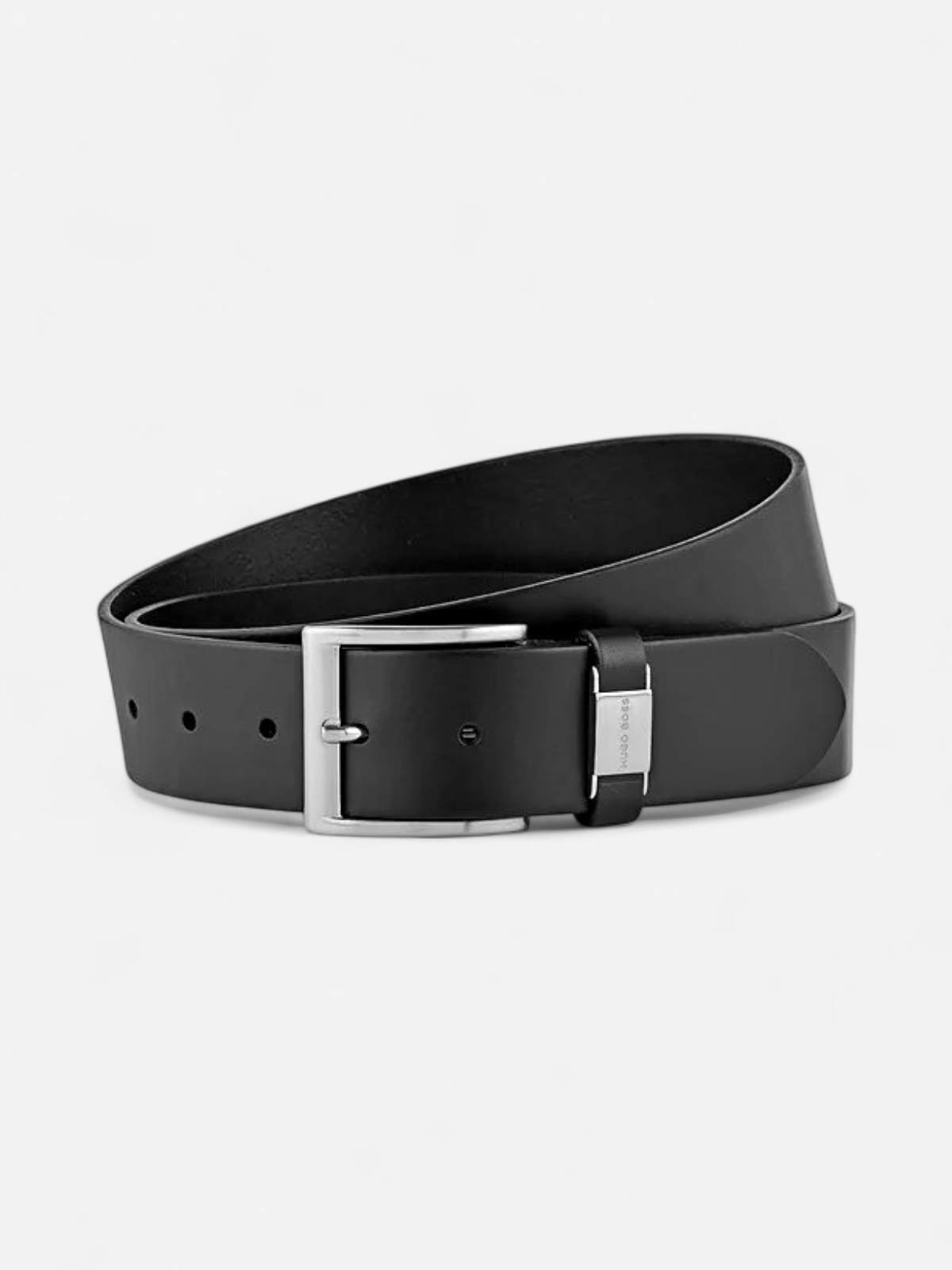 Hugo Boss Miesten Nahkavyö Connio, Musta - Kekäle.fi