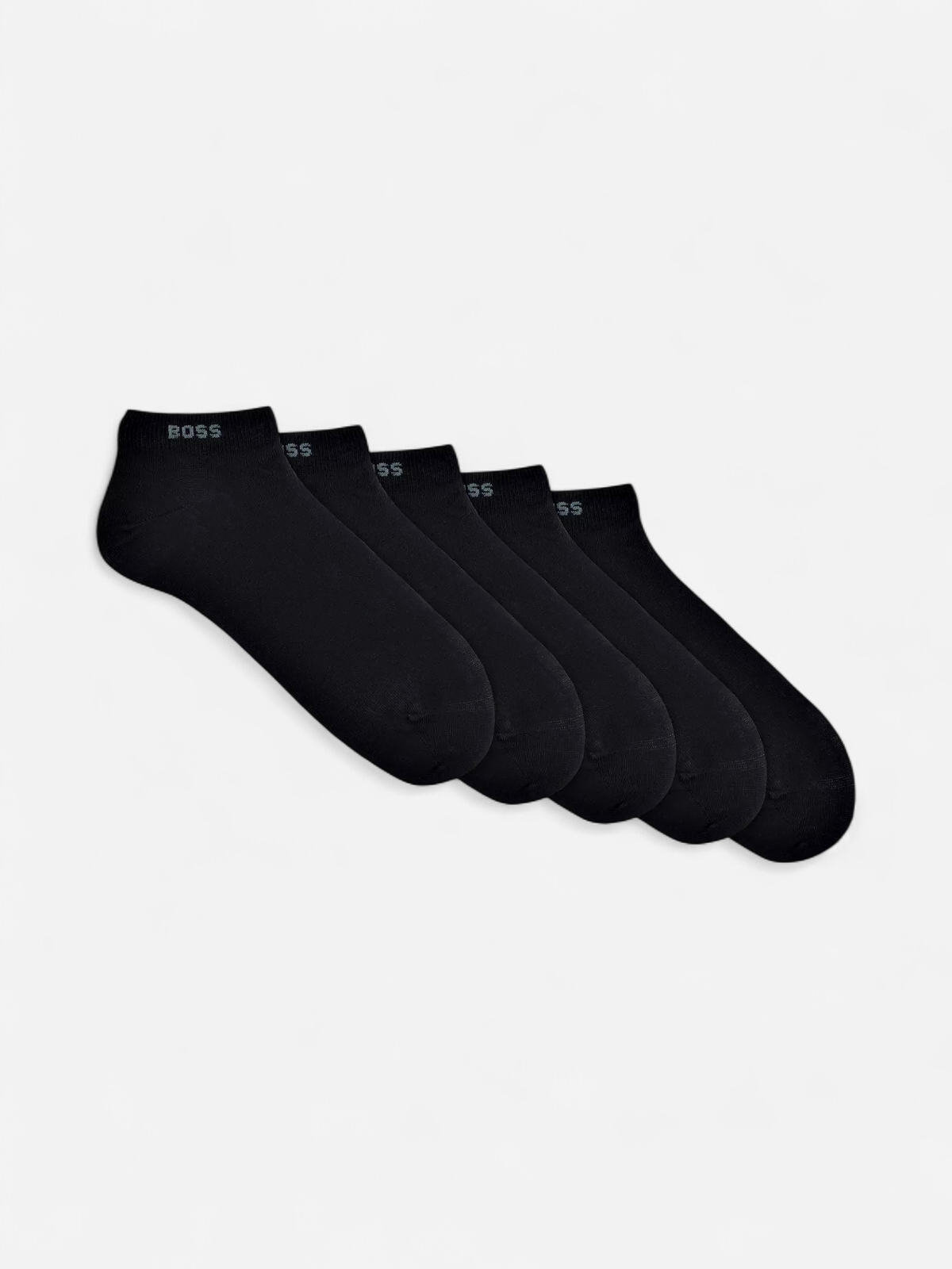 Hugo Boss miesten nilkkasukat, 5P AS UNI CC  Musta - Kekäle.fi
