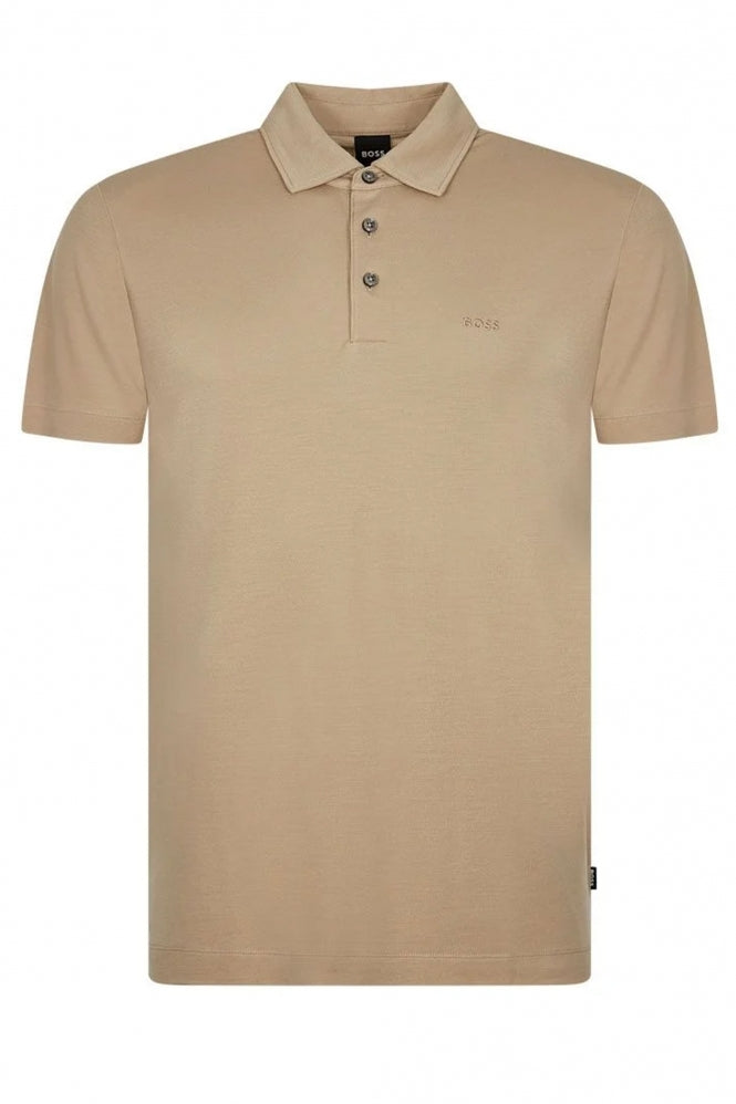 hugo-boss-miesten-pikeepaita-press-55-tencel-cotton-beige-1