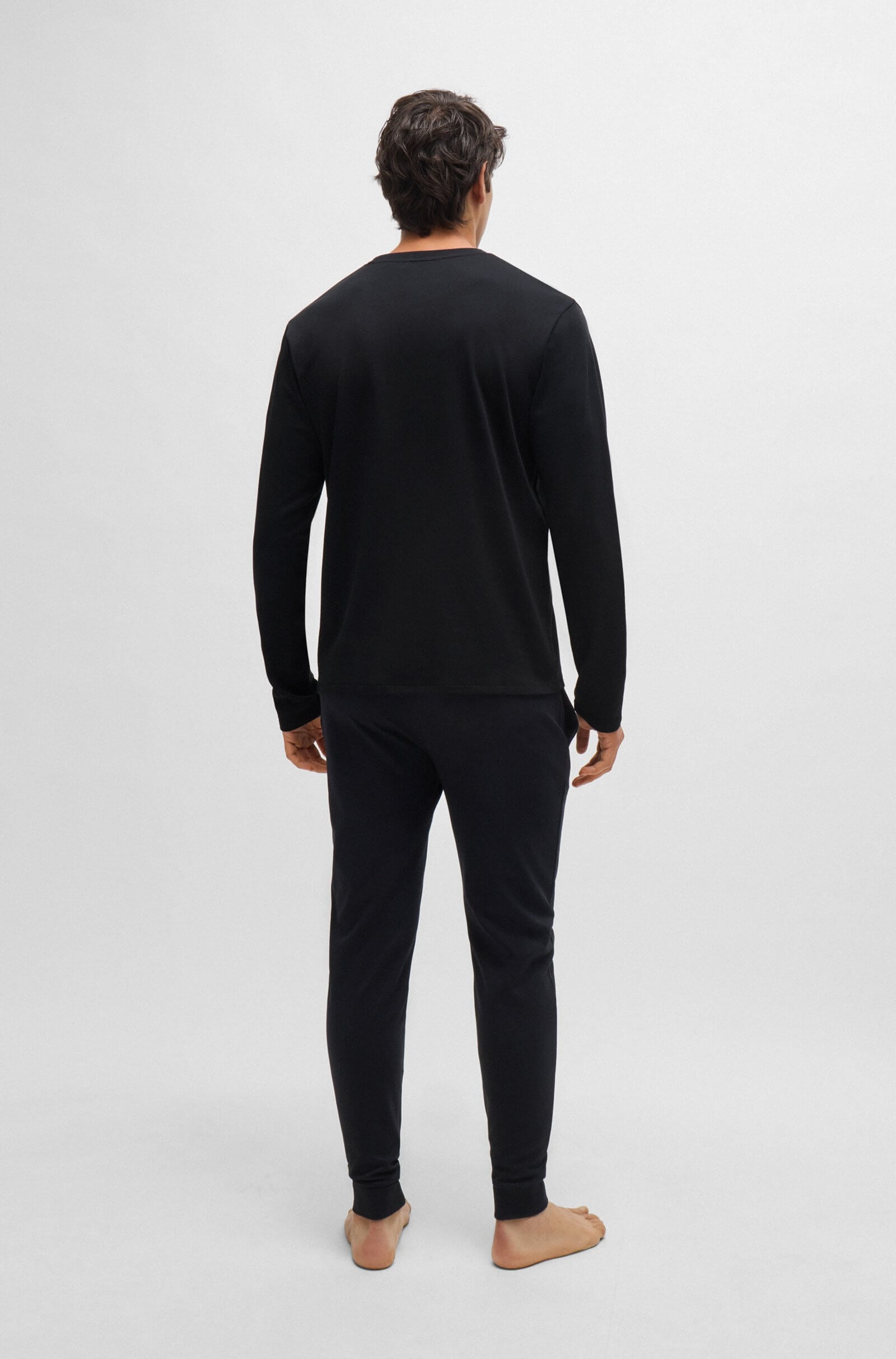 hugo-boss-miesten-pyjamasetti-gift-long-set-musta-2