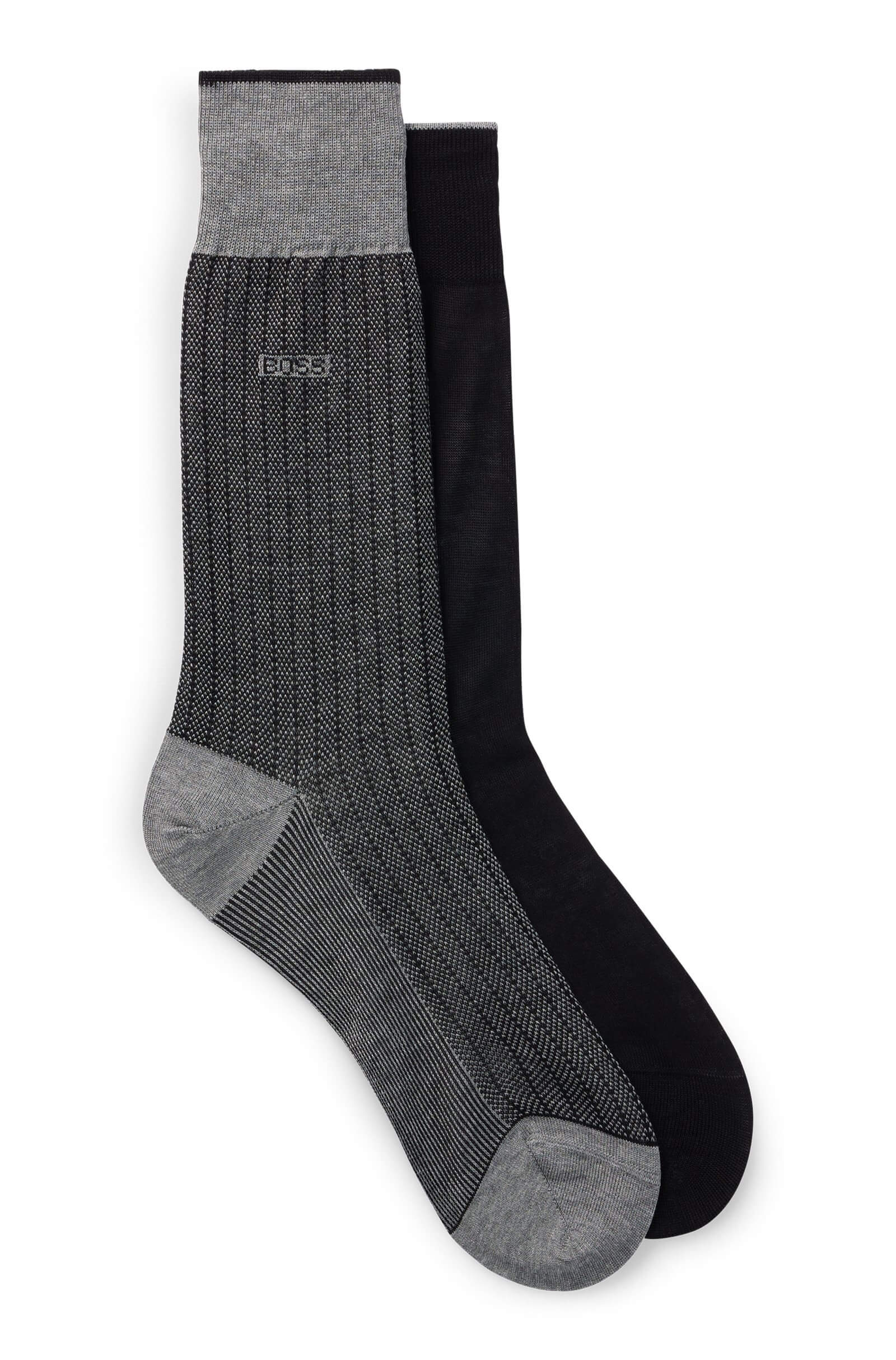 hugo-boss-miesten-sukat-2-pack-mini-design-musta-1