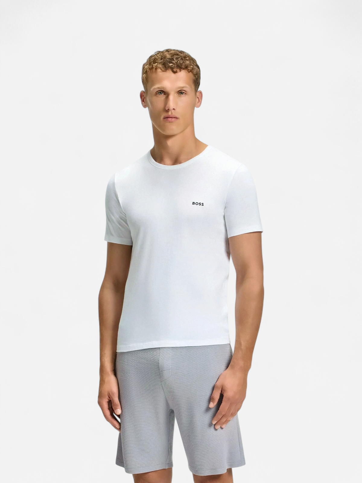Hugo Boss miesten t-paita, T-SHIRT CLASSIC LOGO Valkoinen - Kekäle.fi