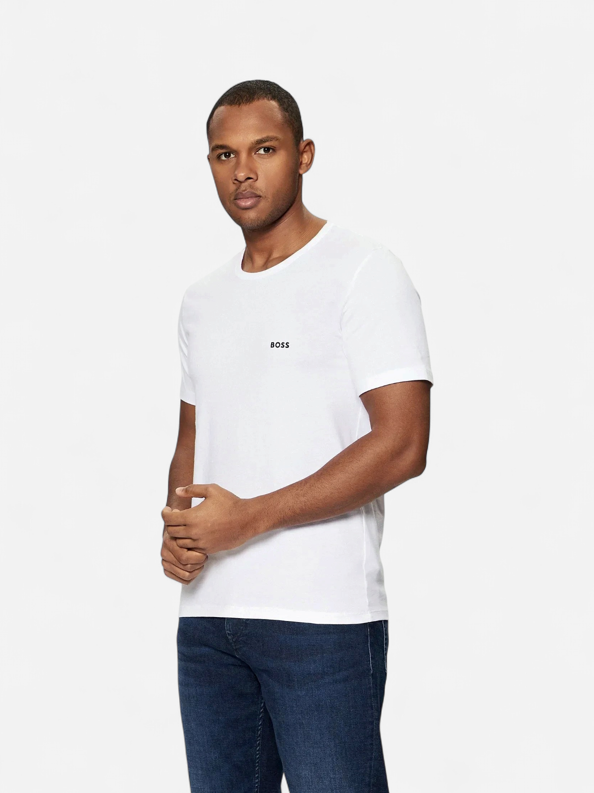 Hugo Boss miesten t-paita, T-SHIRT CLASSIC LOGO Valkoinen - Kekäle.fi