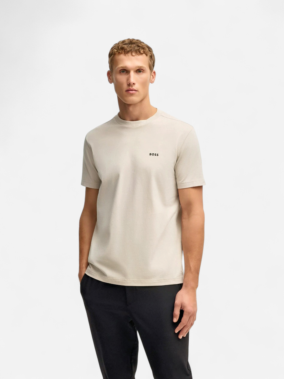 Hugo Boss miesten t-paita, TEE Beige - Kekäle.fi
