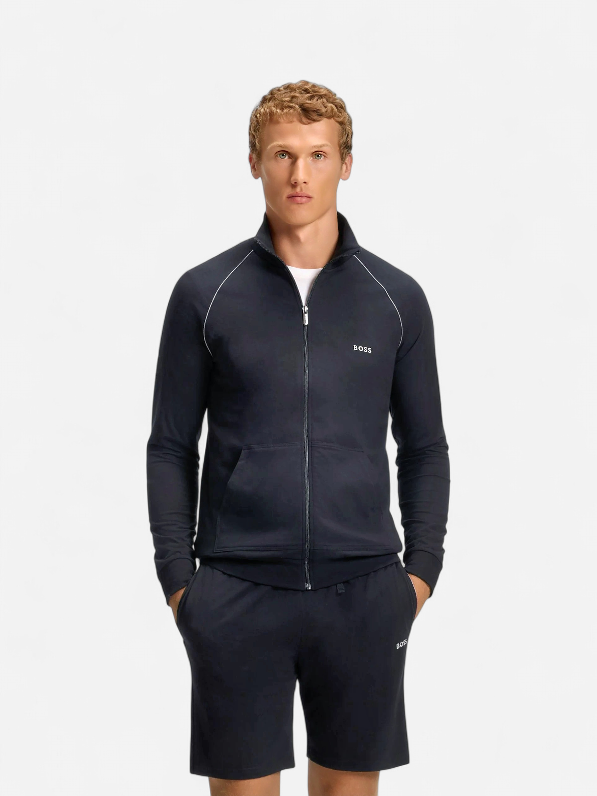 Hugo Boss Miesten Verryttelytakki, MIX MATCH JACKET Musta - Kekäle.fi