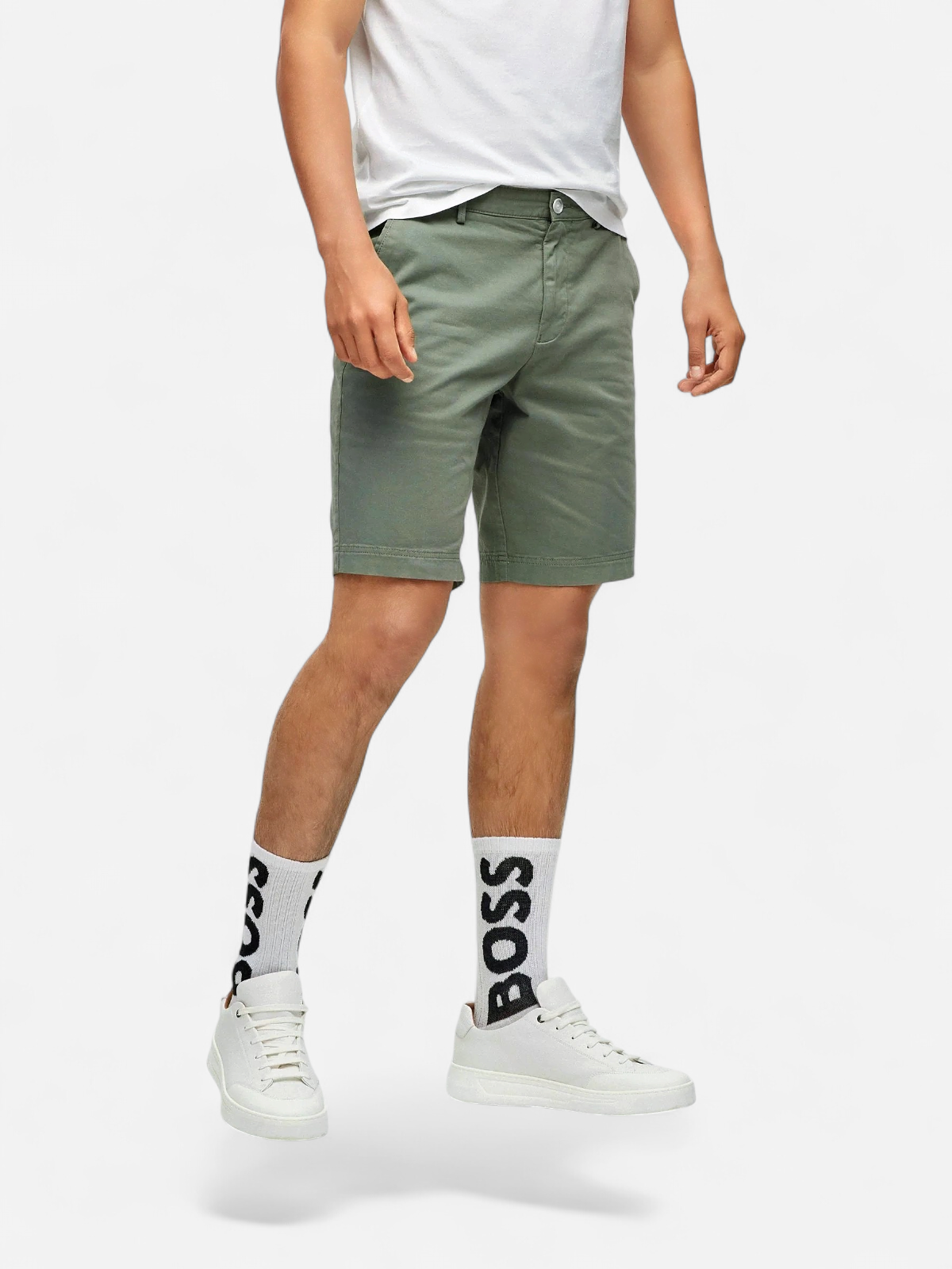 Hugo Boss shortsit, SLICE SHORTS Armeijanvihreä - Kekäle.fi