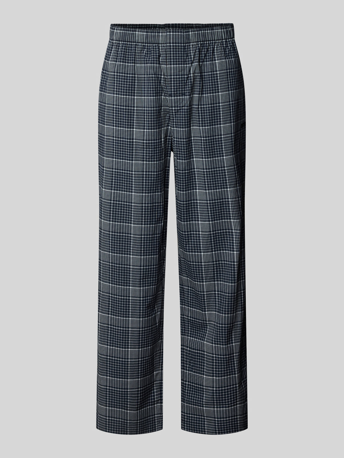 Hugo Boss miesten yöhousut Chris Pattern Pants, sininen ruutu