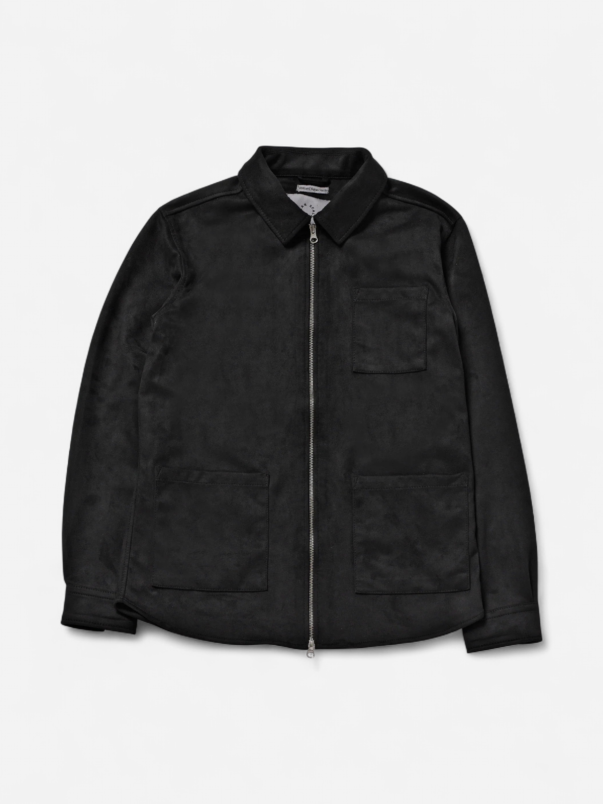 Human Scales miesten paitatakki, RICKARD VEGAN SUEDE OVERSHIRT Musta - Kekäle.fi