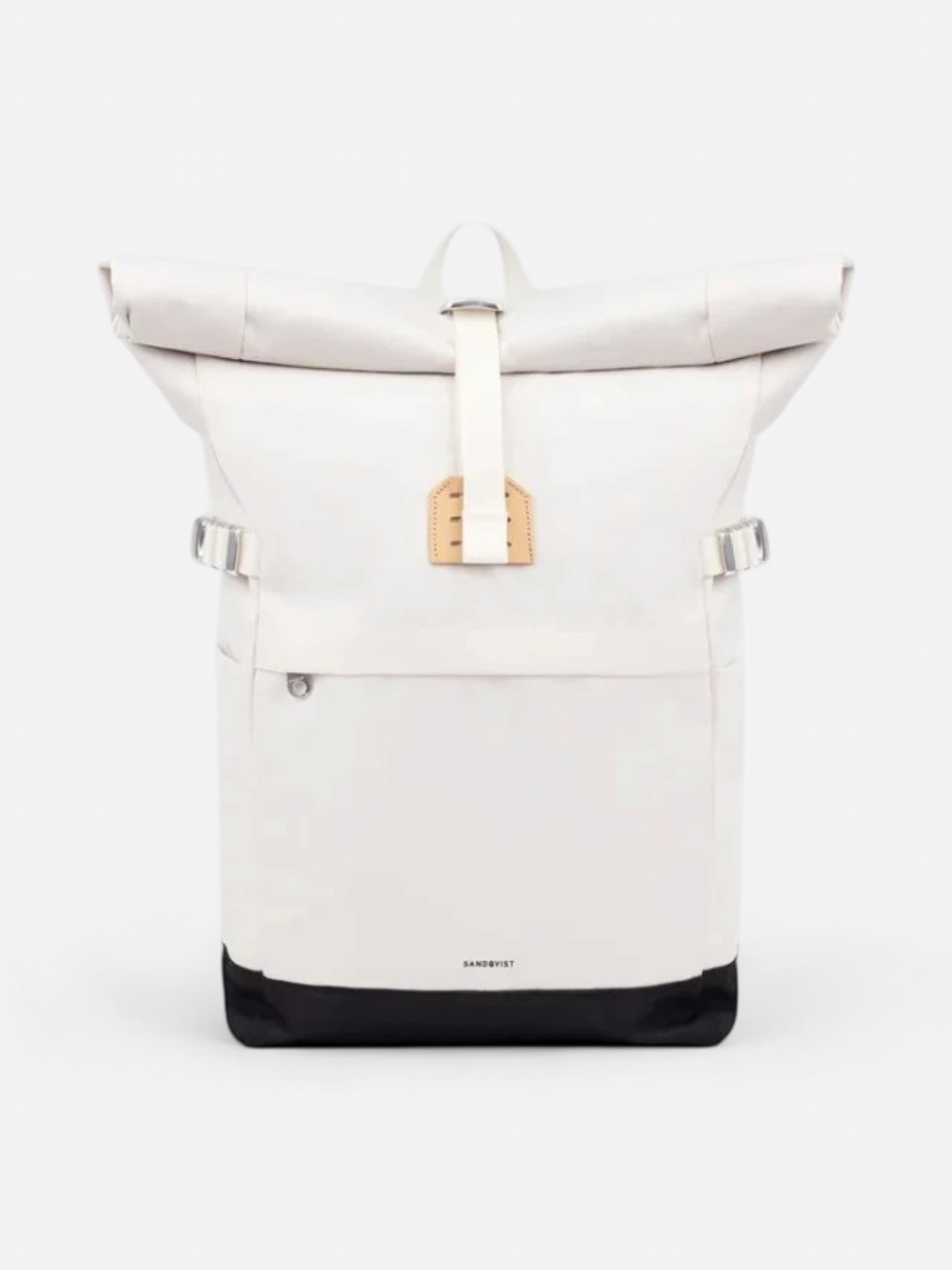 Sandqvist reppu Icon Rolltop Backpack 14'', beige - Kekäle.fi