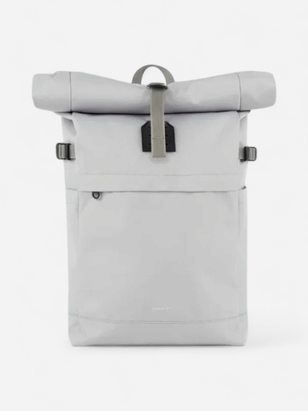 Sandqvist reppu Icon Rolltop Backpack 14'', vaaleanharmaa - Kekäle.fi
