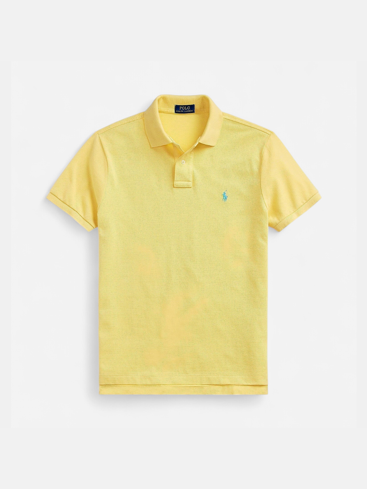 Polo Ralph Lauren miesten pikeepaita Iconic Mesh Polo Shirt, keltainen - Kekäle.fi