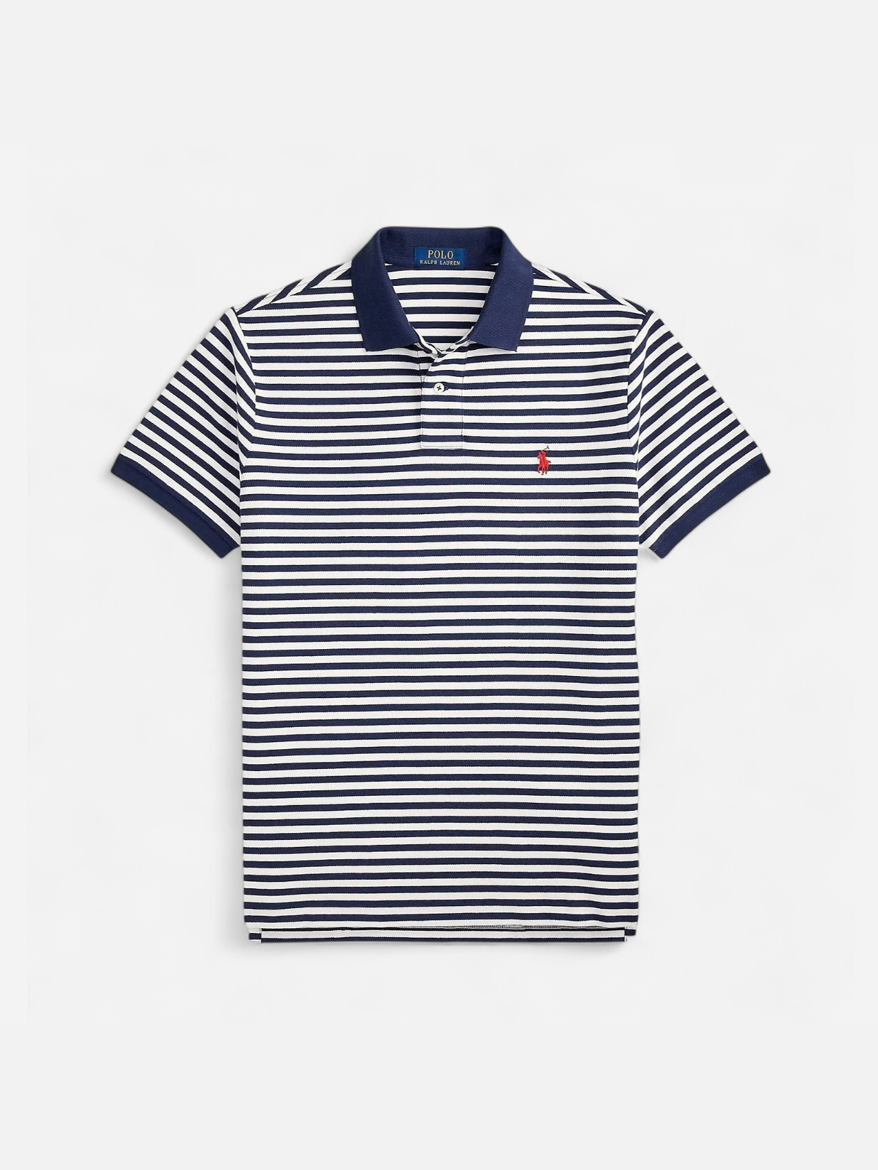 Polo Ralph Lauren miesten pikeepaita Iconic Mesh Polo Shirt, raidallinen sininen - Kekäle.fi