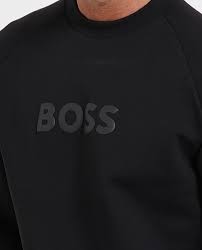 Hugo Boss miesten collegepaita Salbo, musta