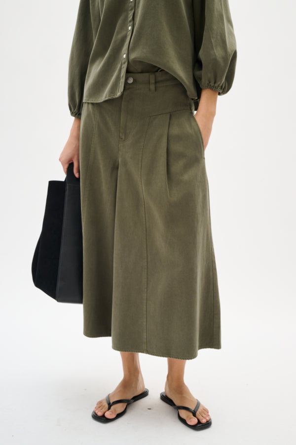 inwear-naisten-housut-ballariiw-culotte-dusty-olive-1