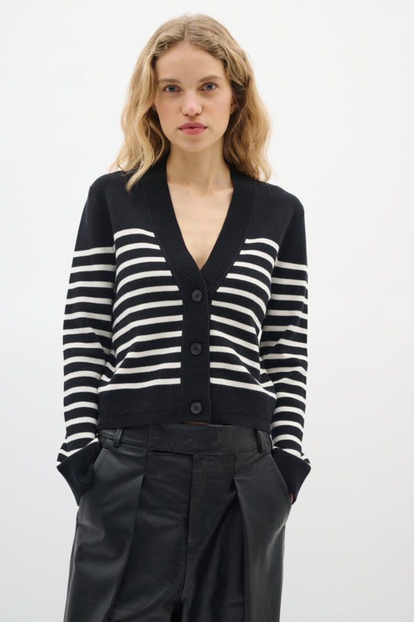 inwear-naisten-neuletakki-wallisiw-cardigan-black-stripe-1